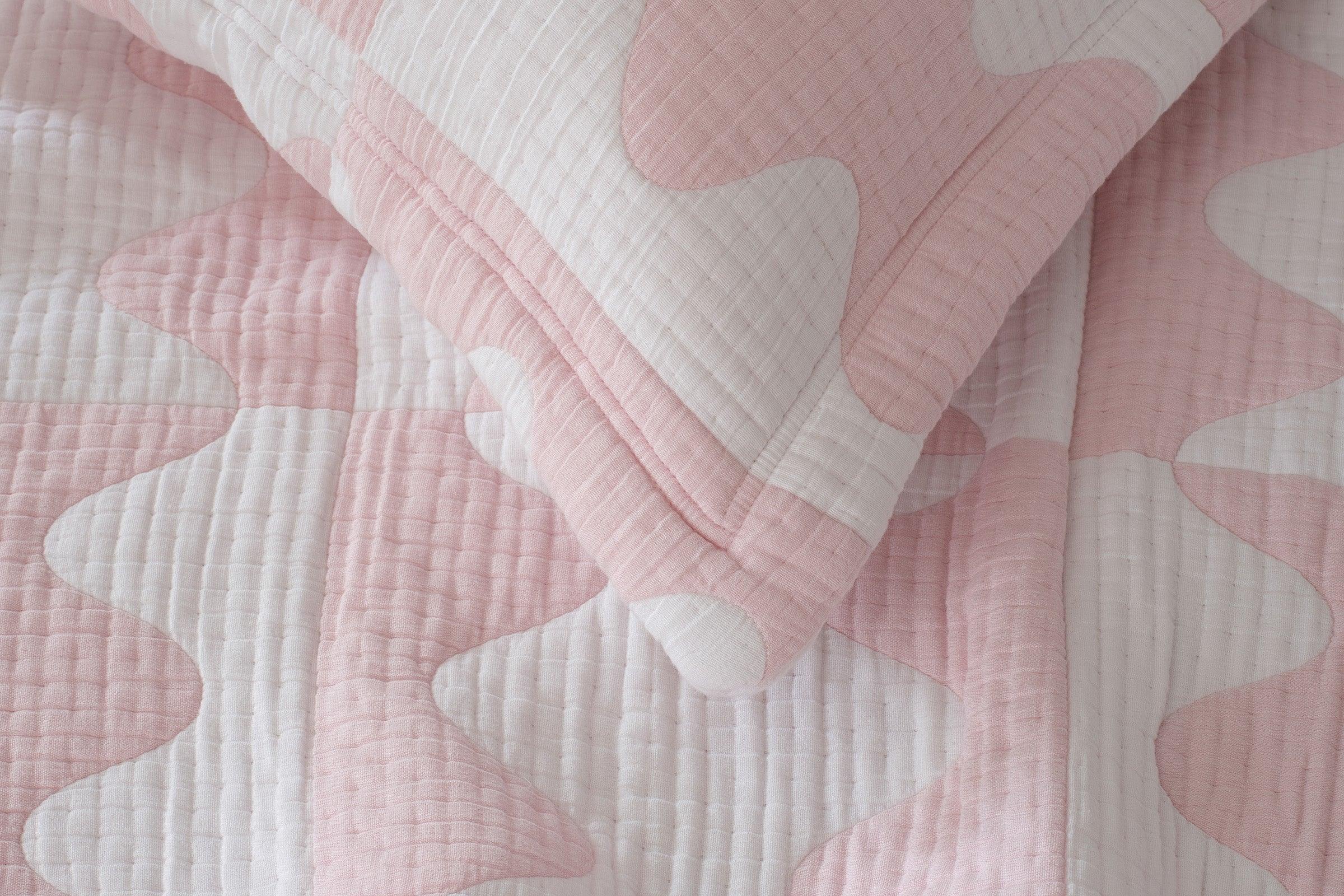 A Springtime Bedroom with Matelassé Magic - Double Stitch By Bedsure