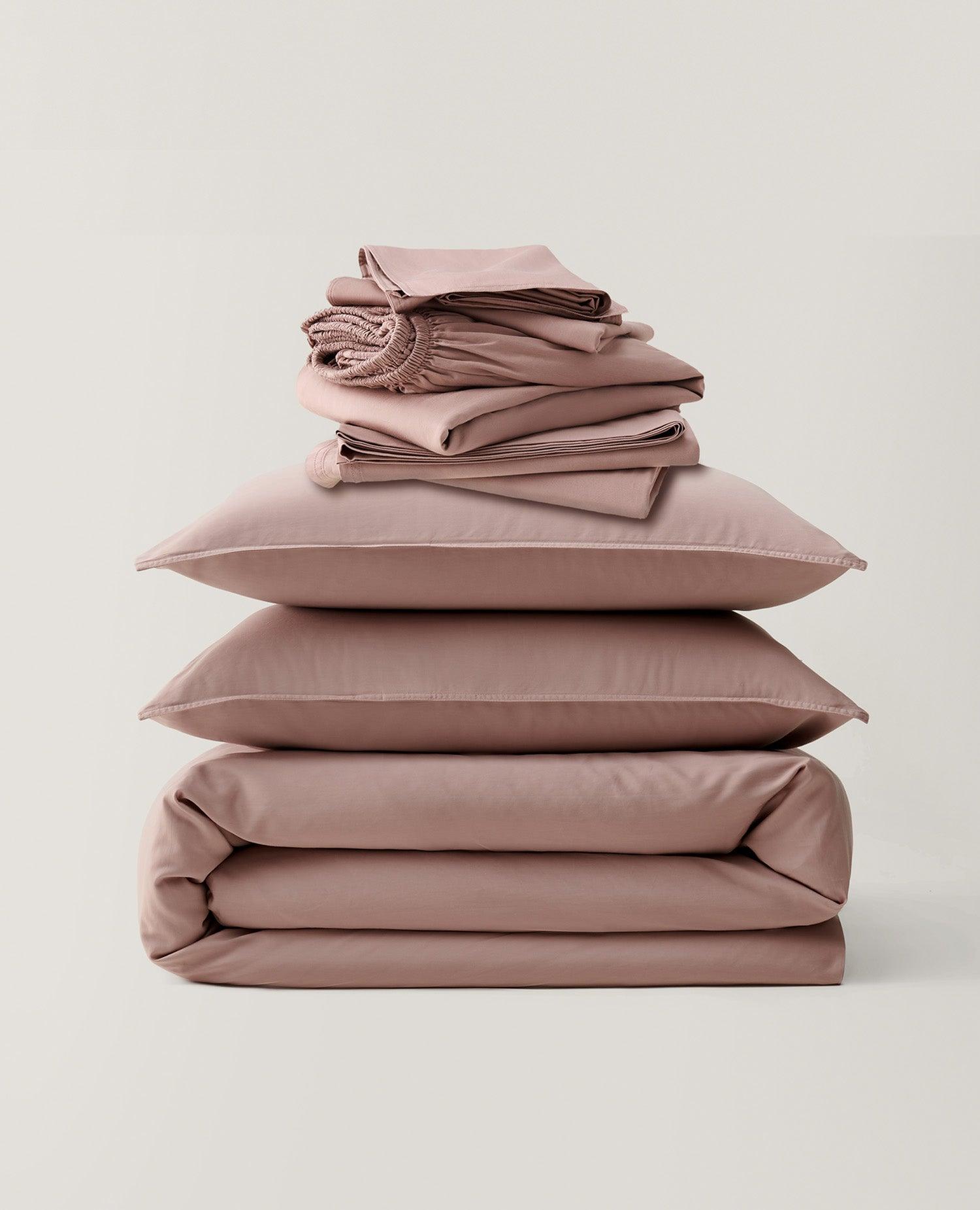 Cotton TENCEL™ Sateen Bundle - Double Stitch By Bedsure