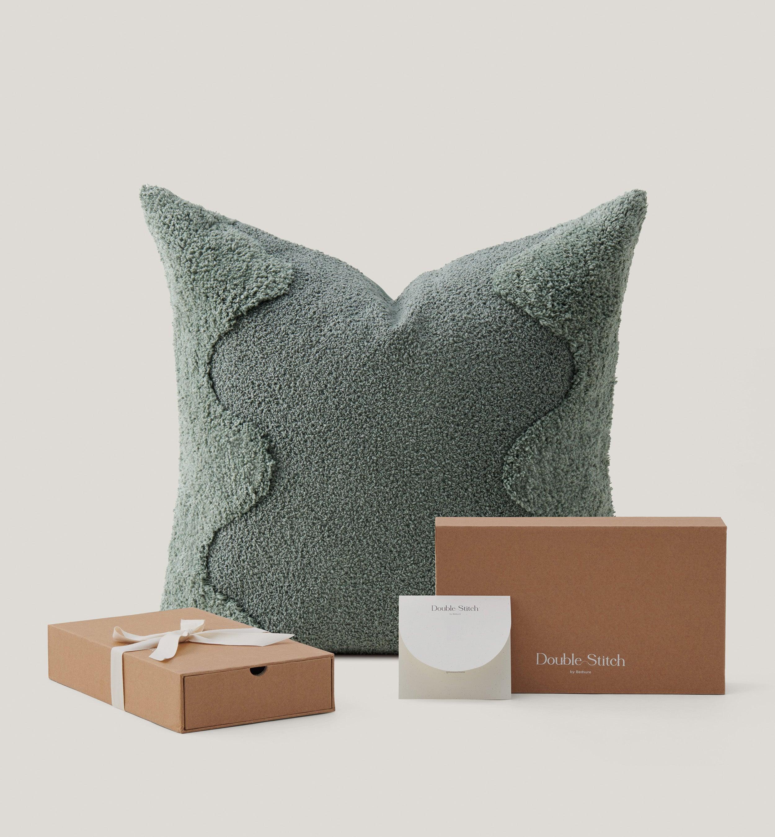 Tufted Cotton Wave Throw Pillow Cover - Double Stitch By Bedsure