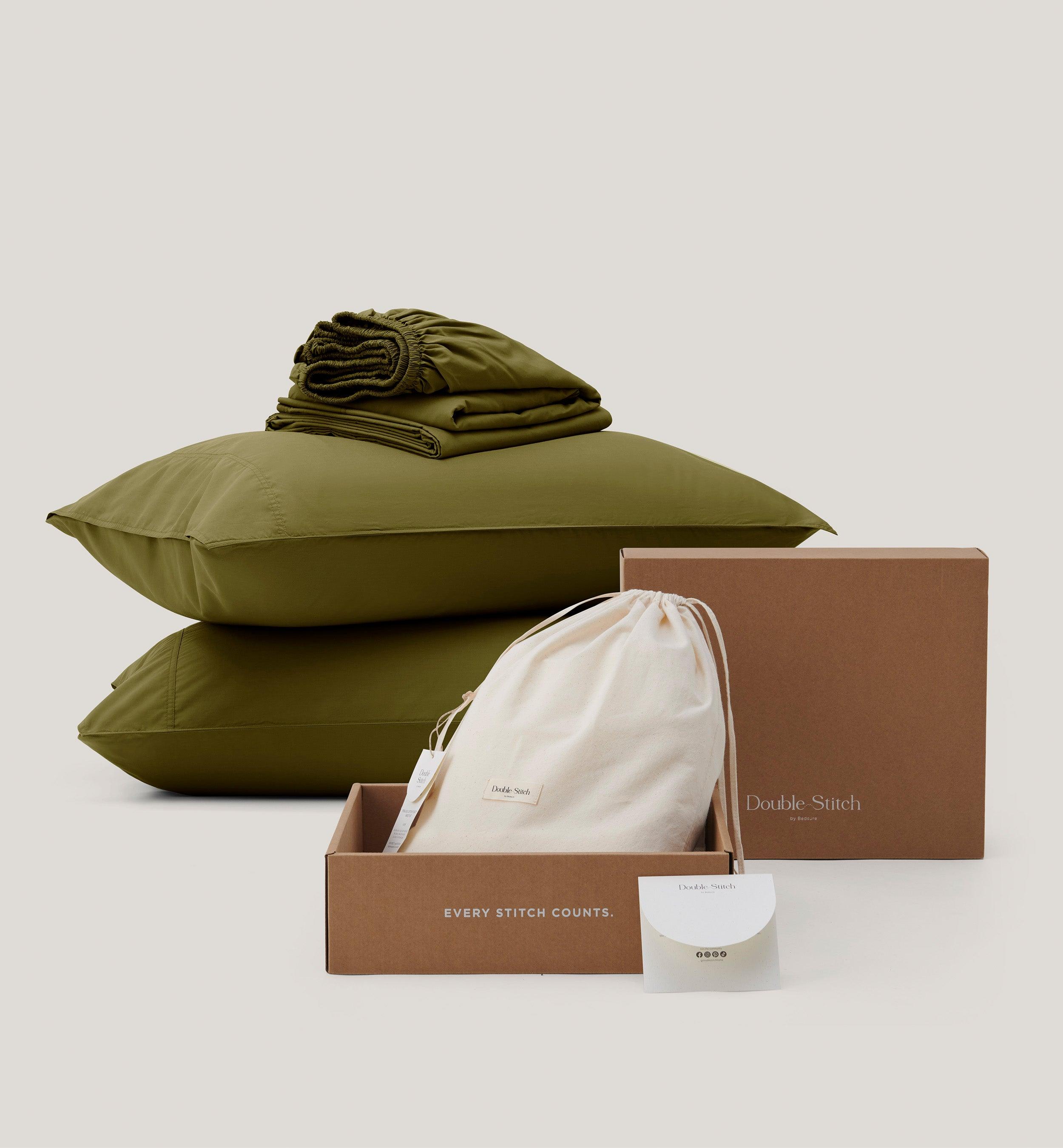Perfect Blend 6535 Cotton TENCEL™ Percale Sheet Set - Double Stitch By Bedsure