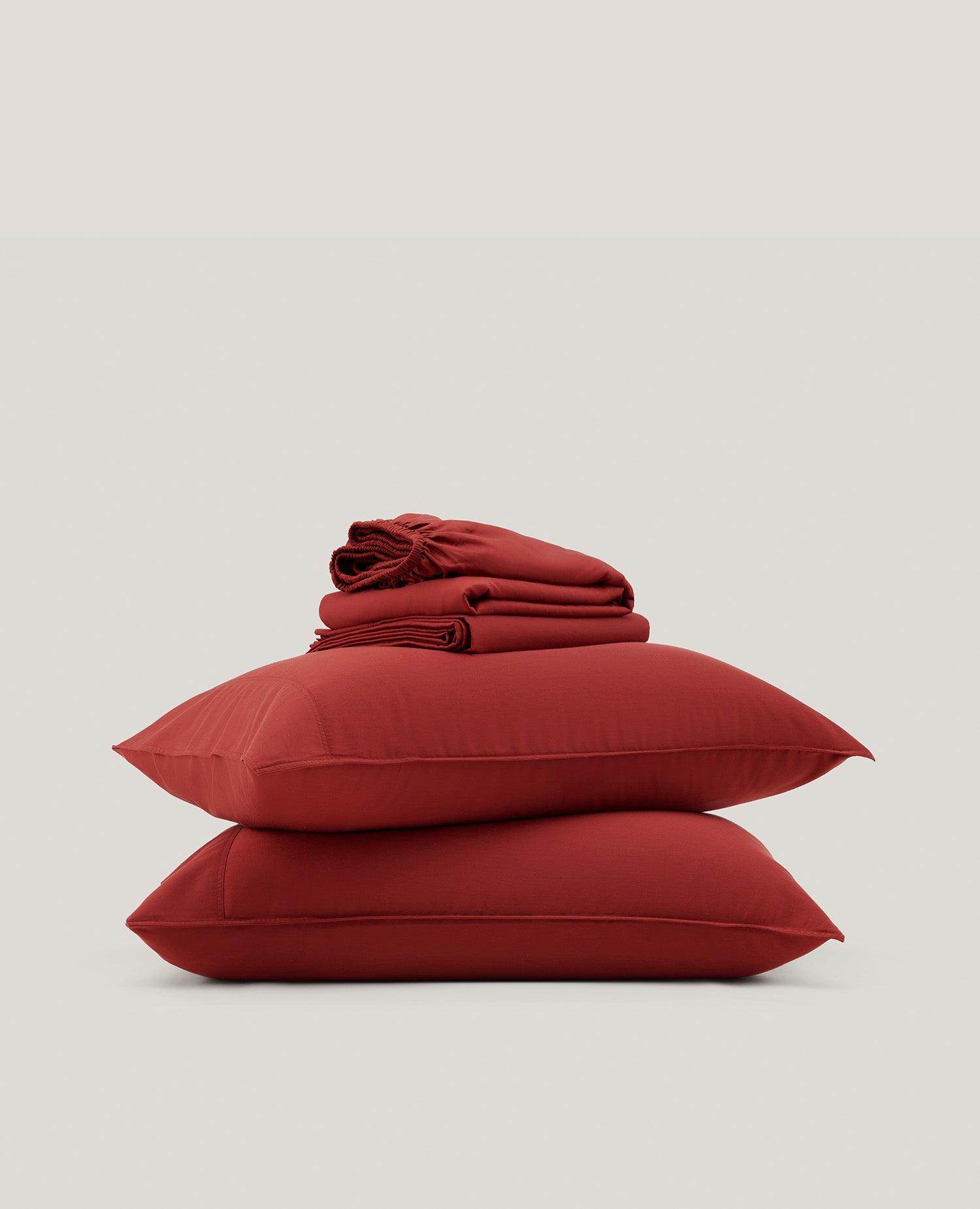 Cotton TENCEL™ Sateen Sheet Set - Double Stitch By Bedsure