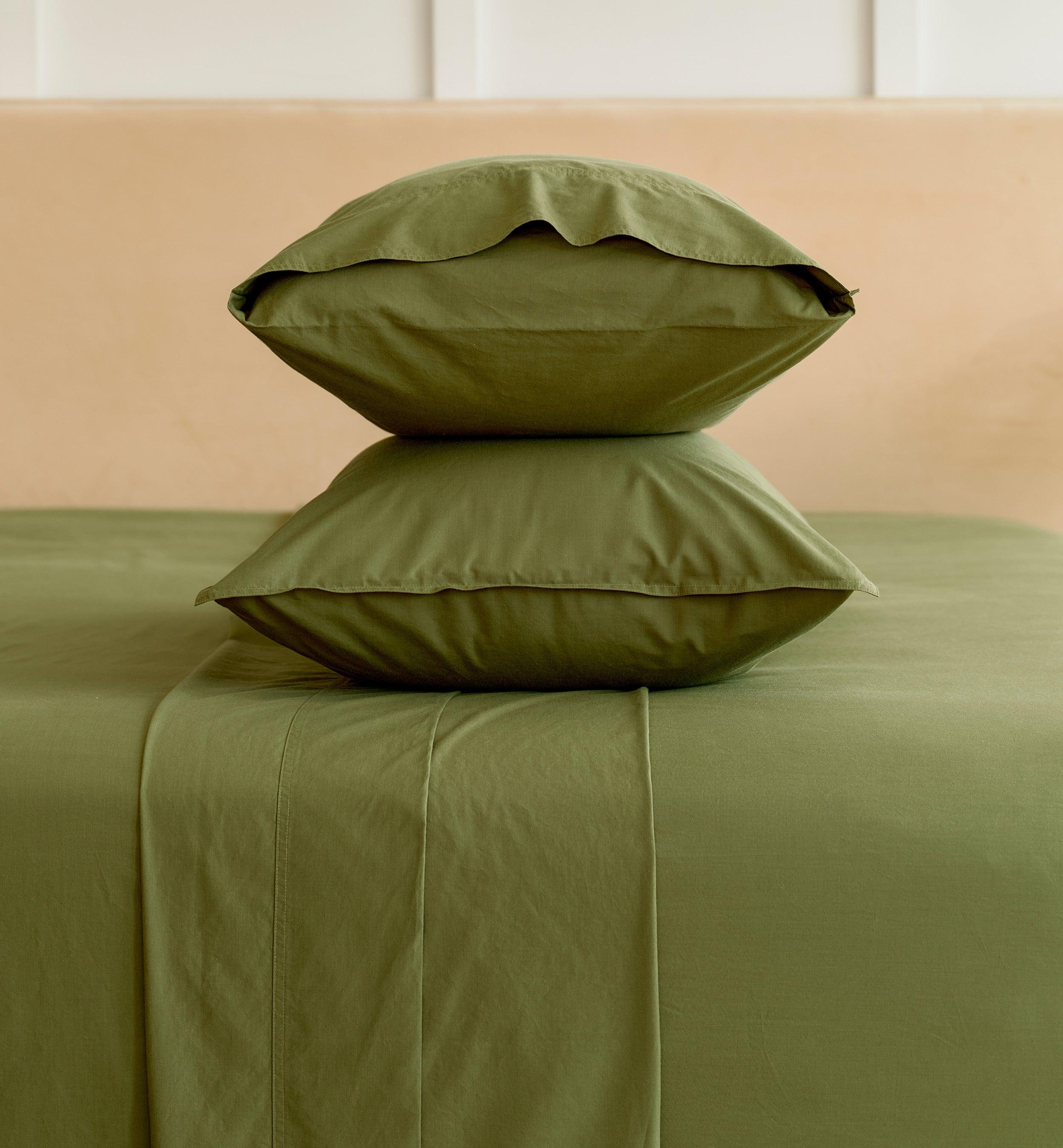 Perfect Blend 6535 Cotton TENCEL™ Percale Sheet Set - Double Stitch By Bedsure