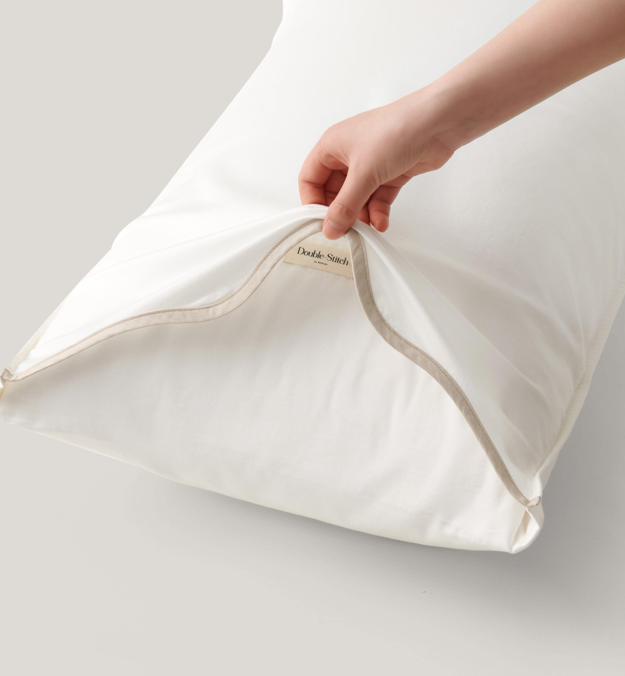 Cotton TENCEL™ Scalloped Pillowcases - Double Stitch By Bedsure