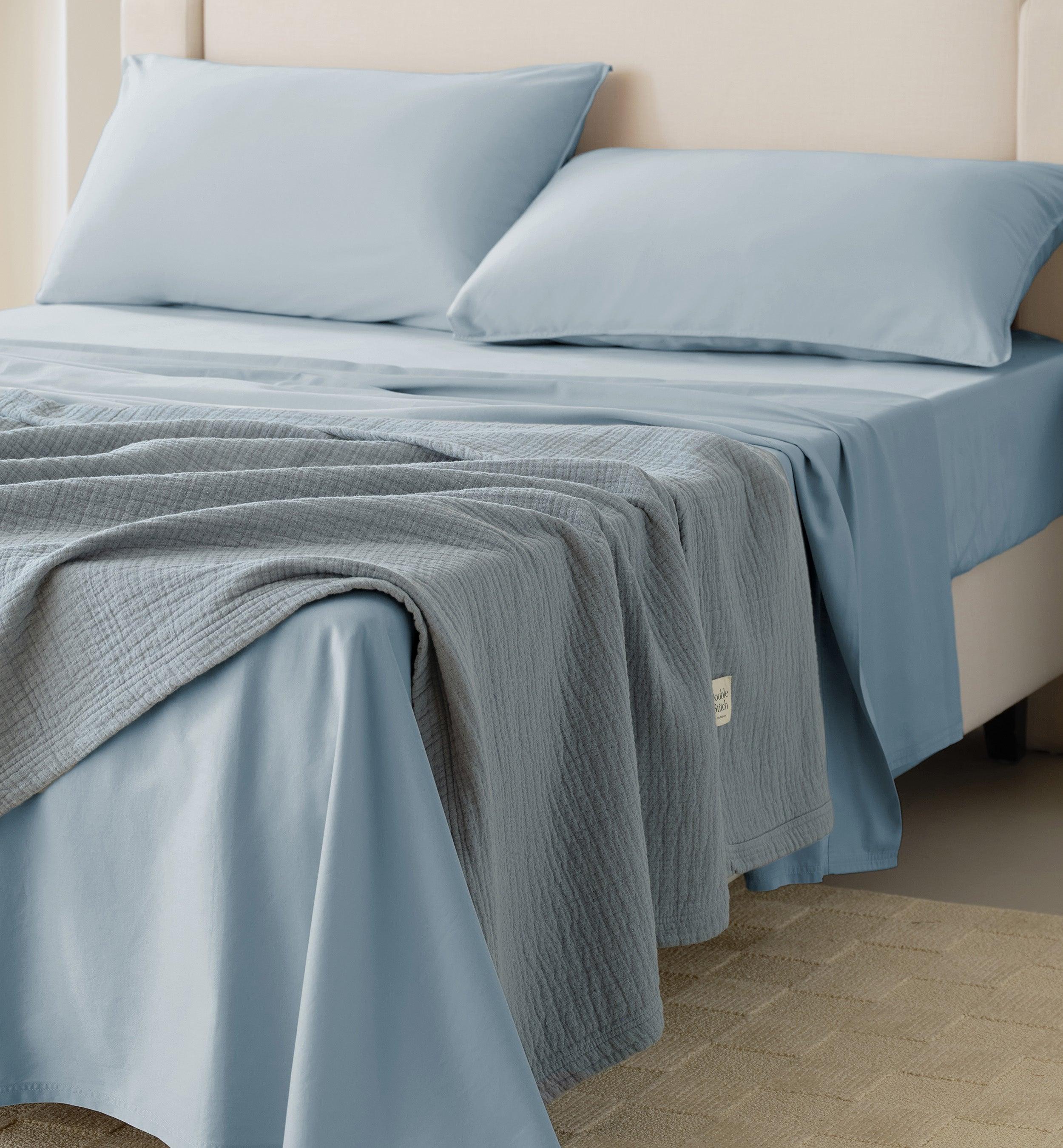Cotton TENCEL™ Sateen Sheet Set - Double Stitch By Bedsure