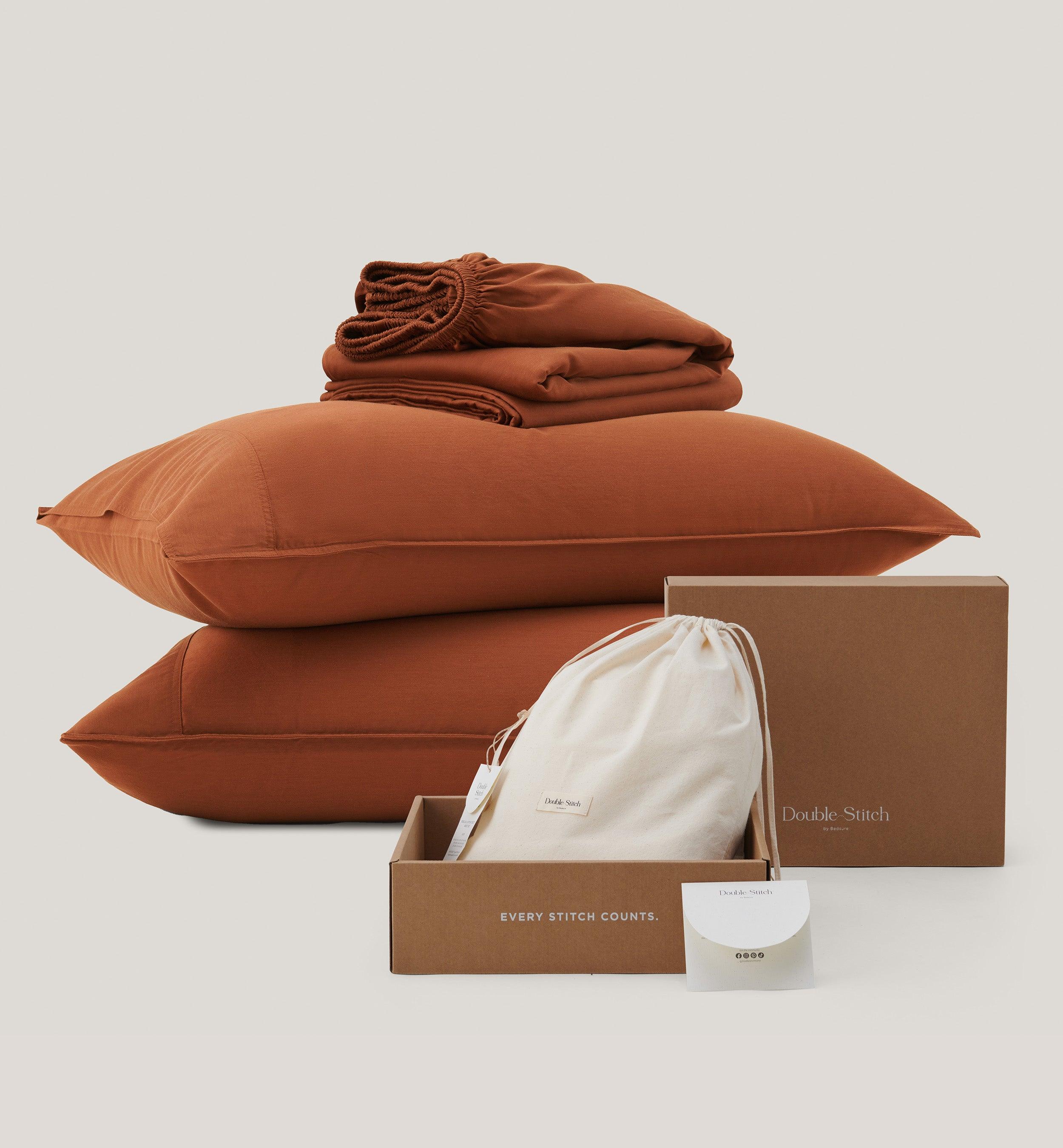 Cotton TENCEL™ Sateen Sheet Set - Double Stitch By Bedsure