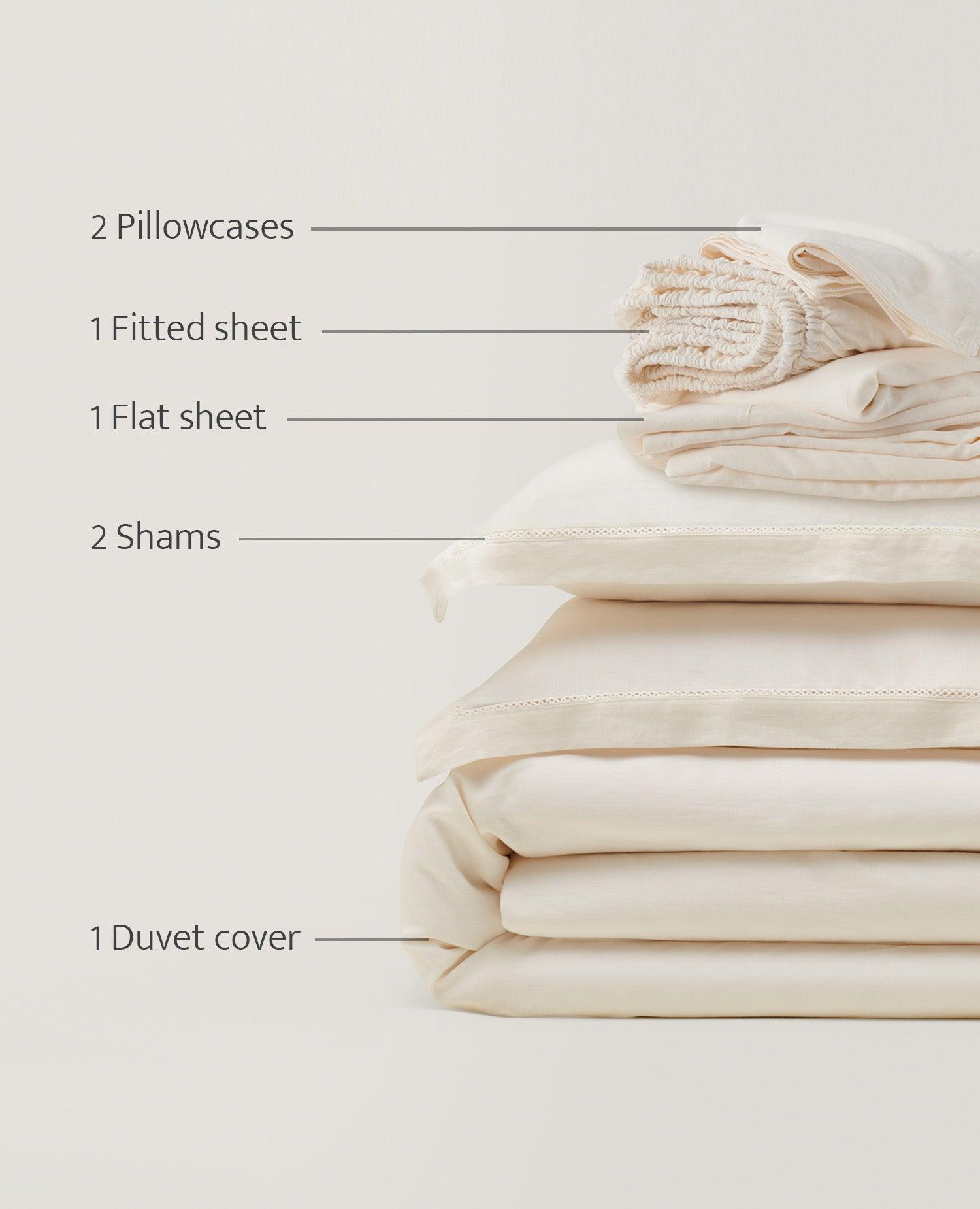 Linen TENCEL™ Bundle - Double Stitch By Bedsure