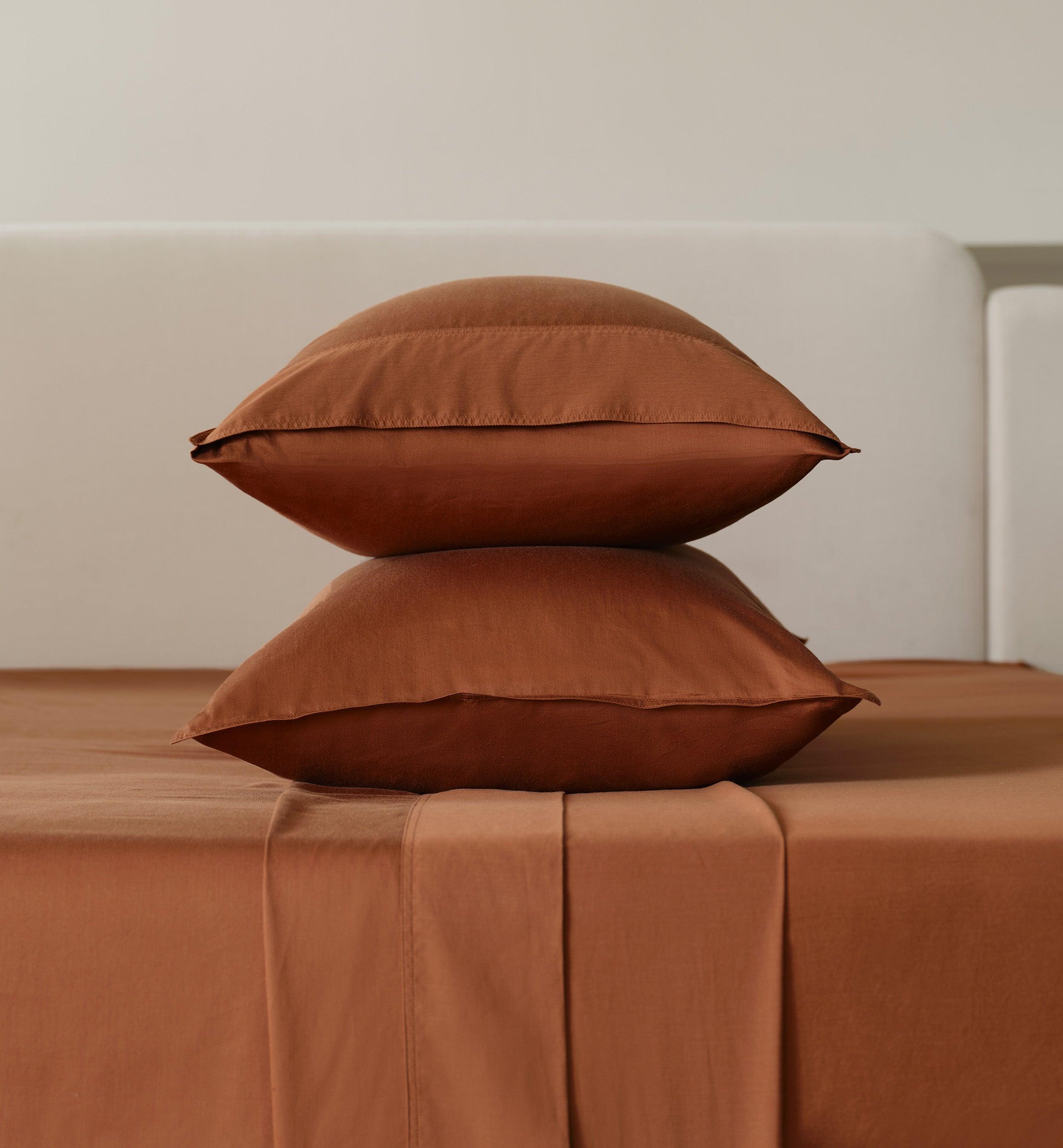 Cotton TENCEL™ Sateen Sheet Set - Double Stitch By Bedsure