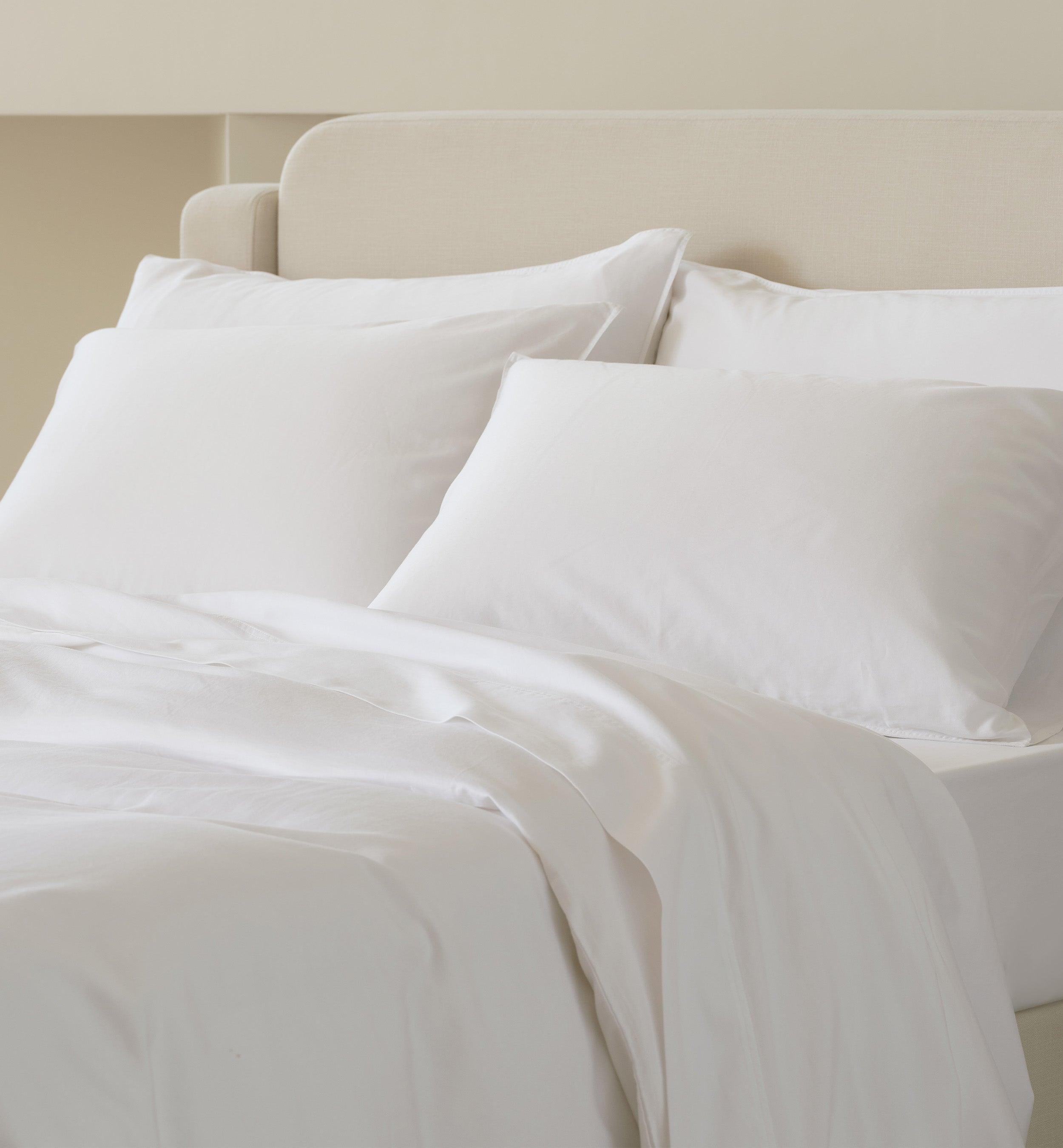 Perfect Blend 6535 Cotton TENCEL™ Sateen Duvet Cover Set - Double Stitch By Bedsure