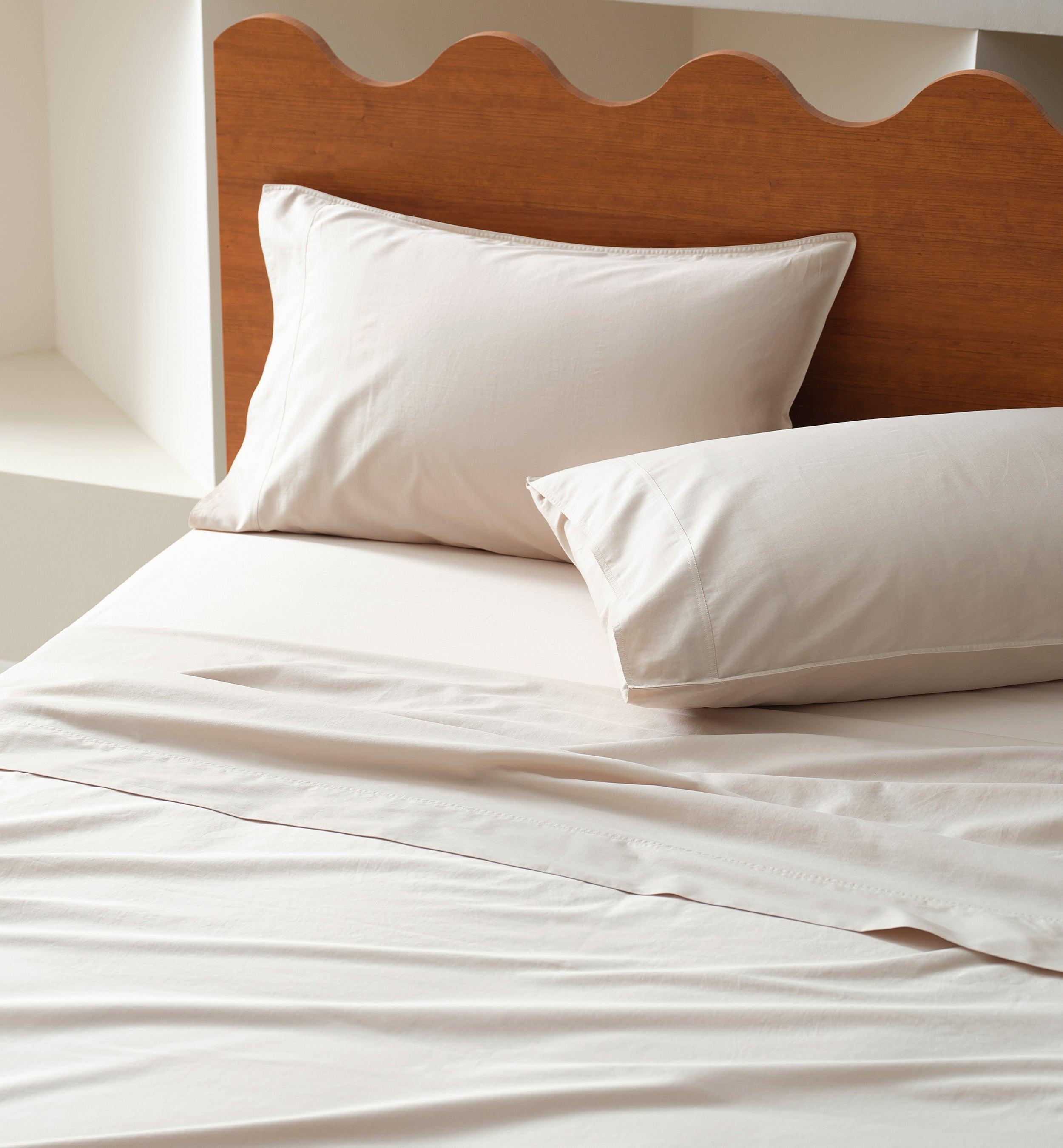 Organic Cotton Sheet Set - Double Stitch By Bedsure