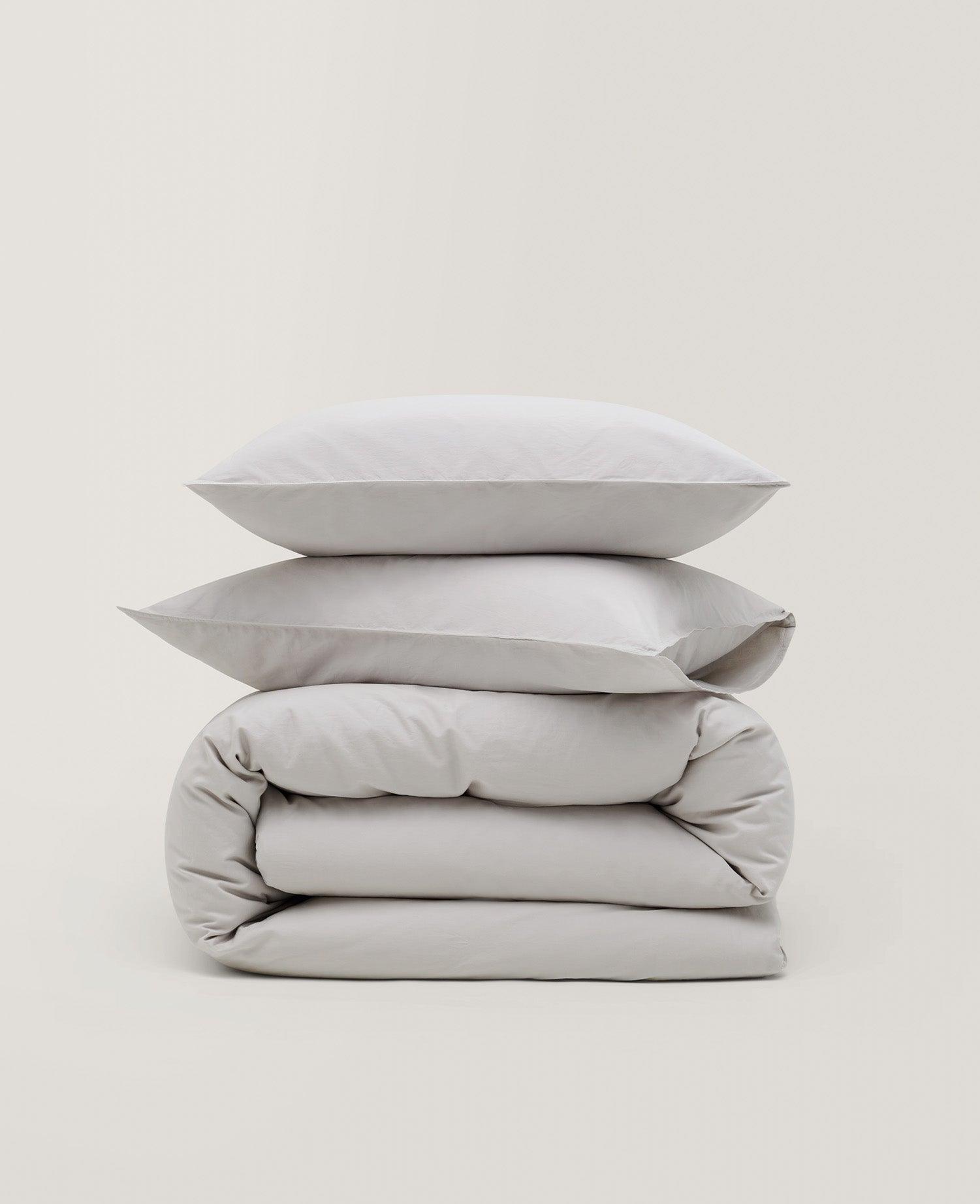Organic Cotton Duvet Cover Set - Double Stitch By Bedsure