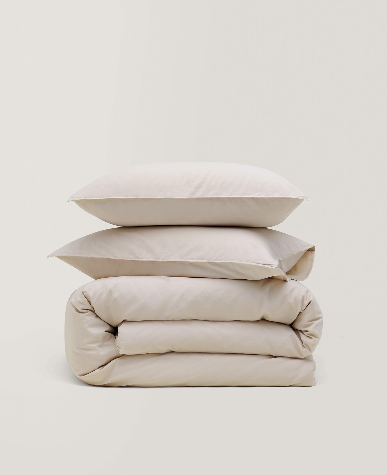 Organic Cotton Duvet Cover Set - Double Stitch By Bedsure
