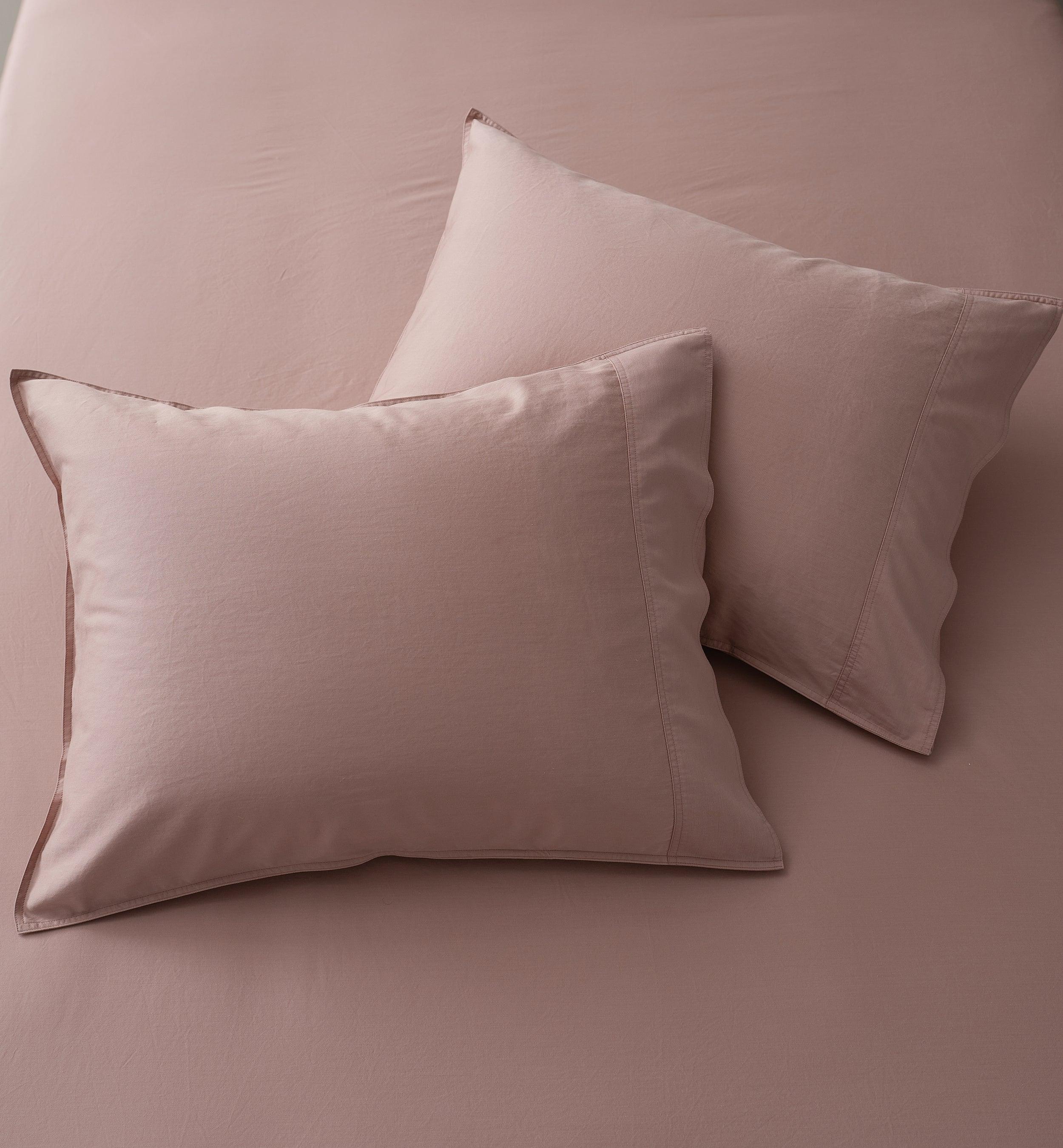 Cotton TENCEL™ Sateen Pillowcases - Double Stitch By Bedsure