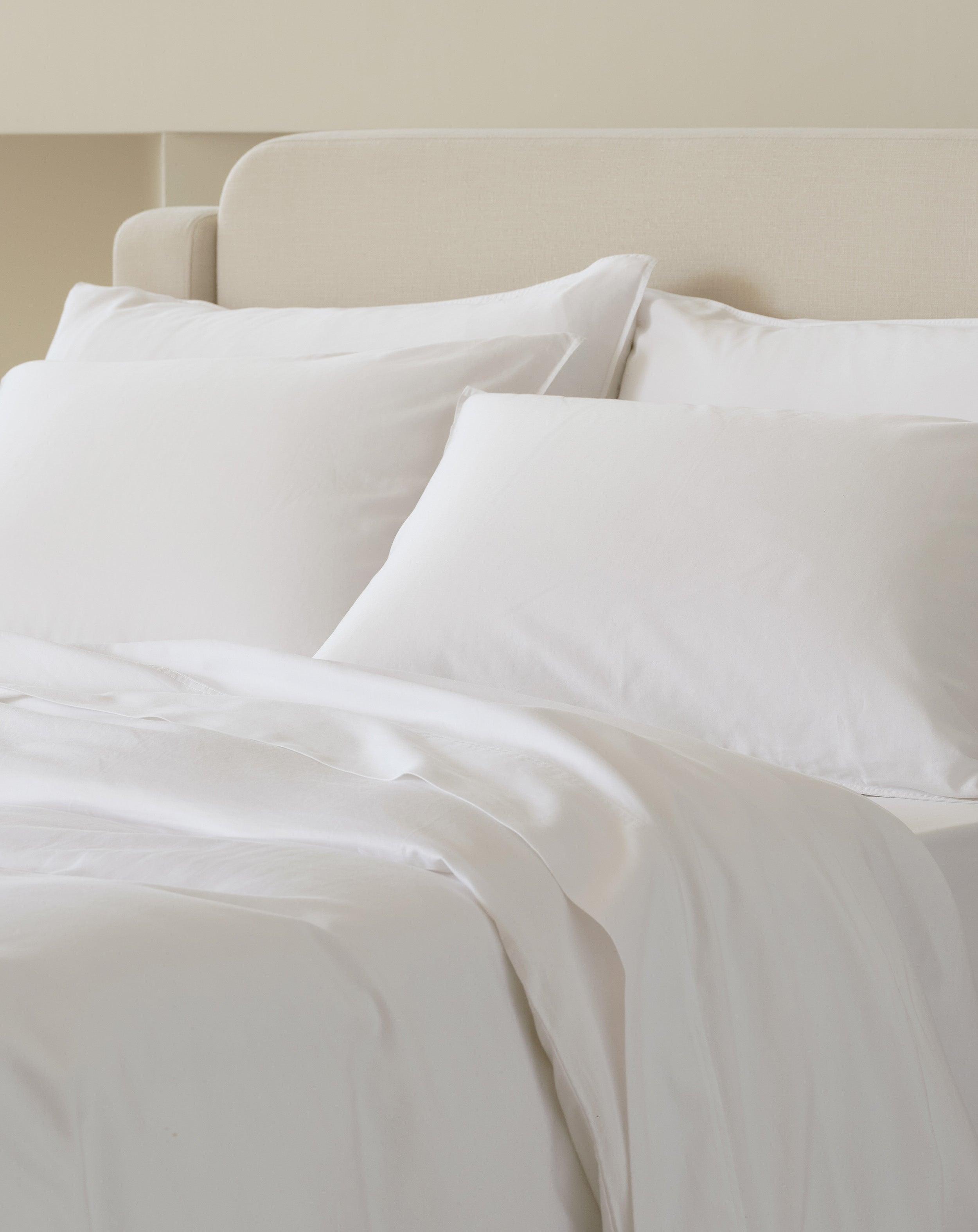 Perfect Blend 6535 Cotton TENCEL™ Sateen Duvet Cover Set - Double Stitch By Bedsure