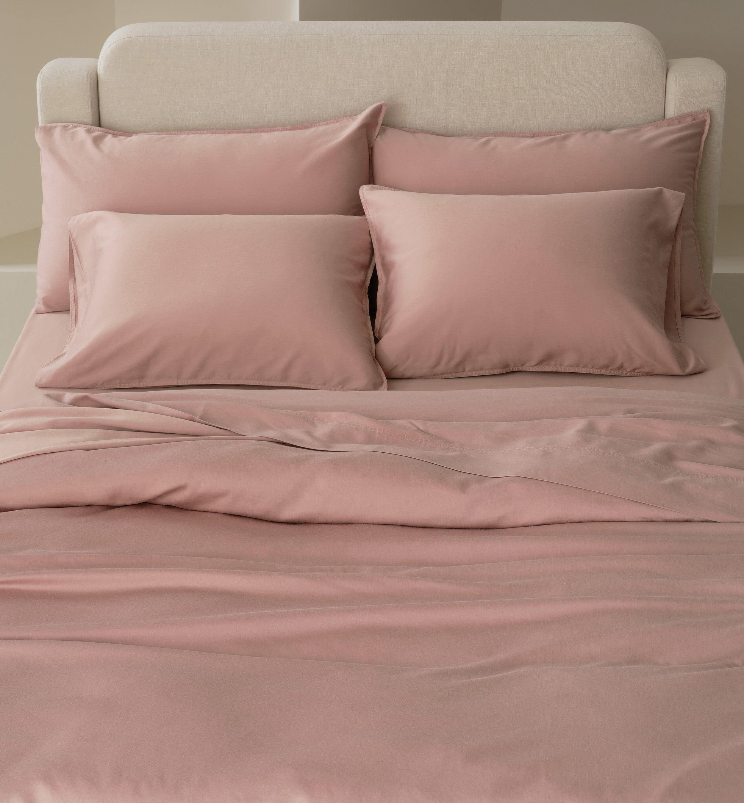 Perfect Blend 6535 Cotton TENCEL™ Sateen Duvet Cover Set - Double Stitch By Bedsure