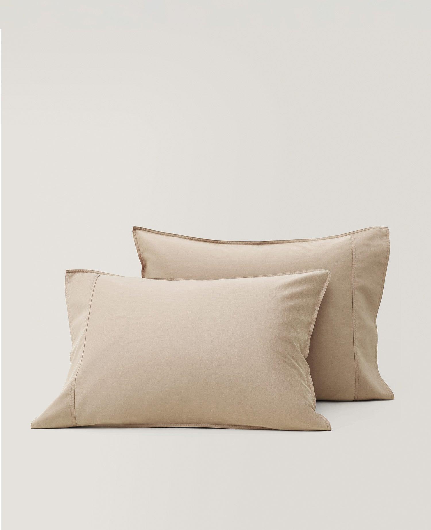Cotton TENCEL™ Sateen Pillowcases - Double Stitch By Bedsure