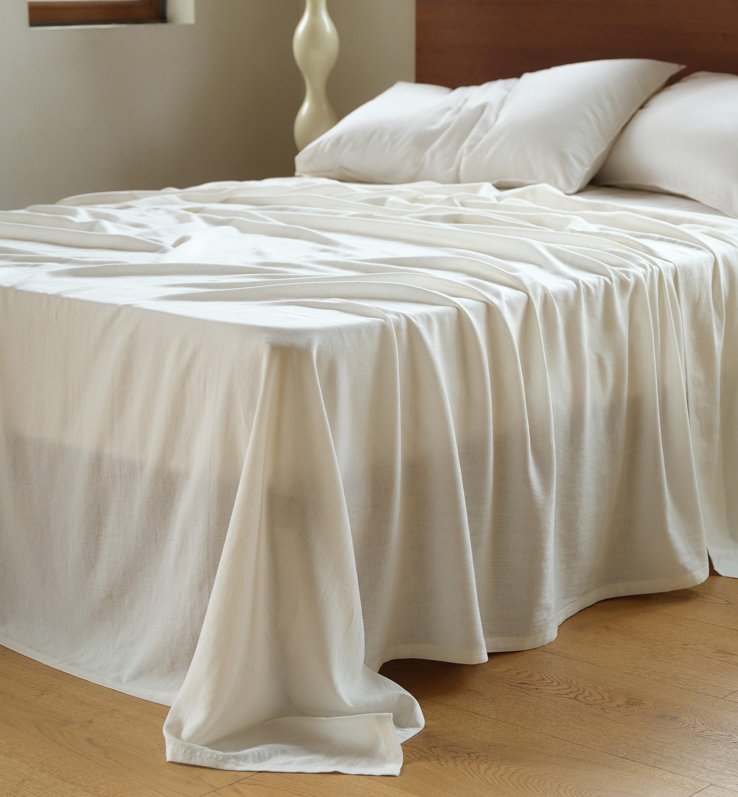 Linen TENCEL™ Lyocell Sheet Set - Double Stitch By Bedsure