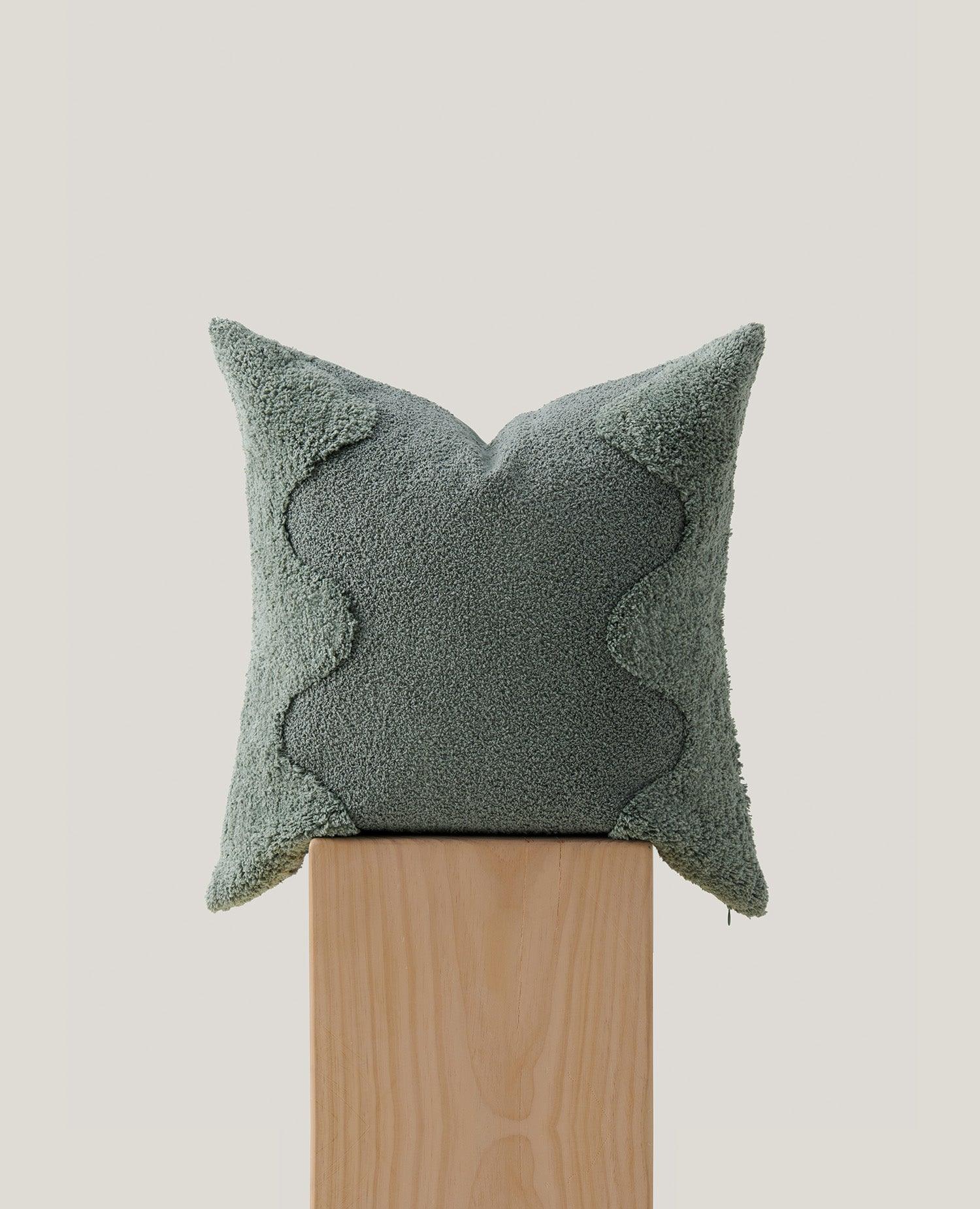 Tufted Cotton Wave Throw Pillow Cover - Double Stitch By Bedsure