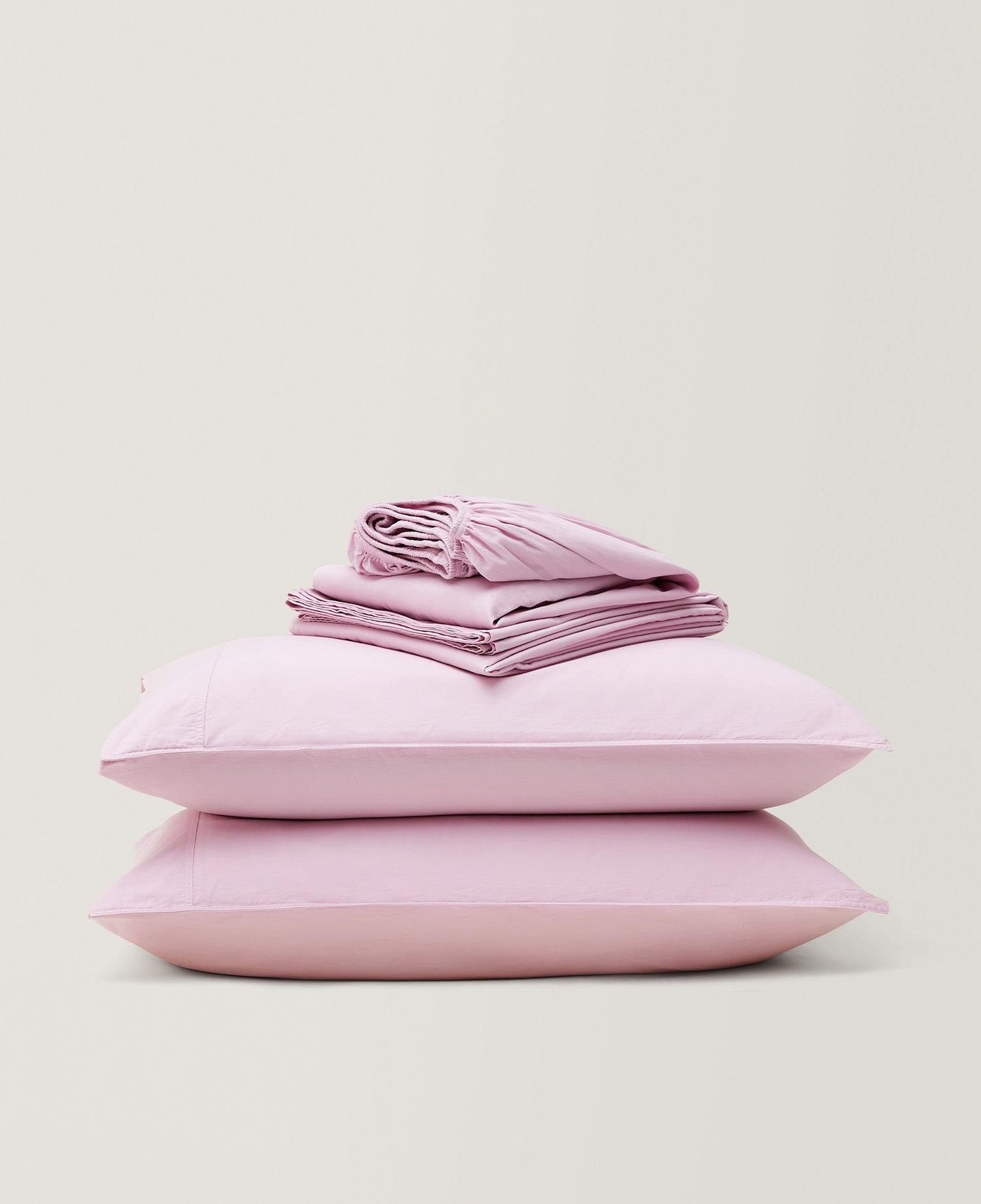 Organic Cotton Sheet Set - Double Stitch By Bedsure