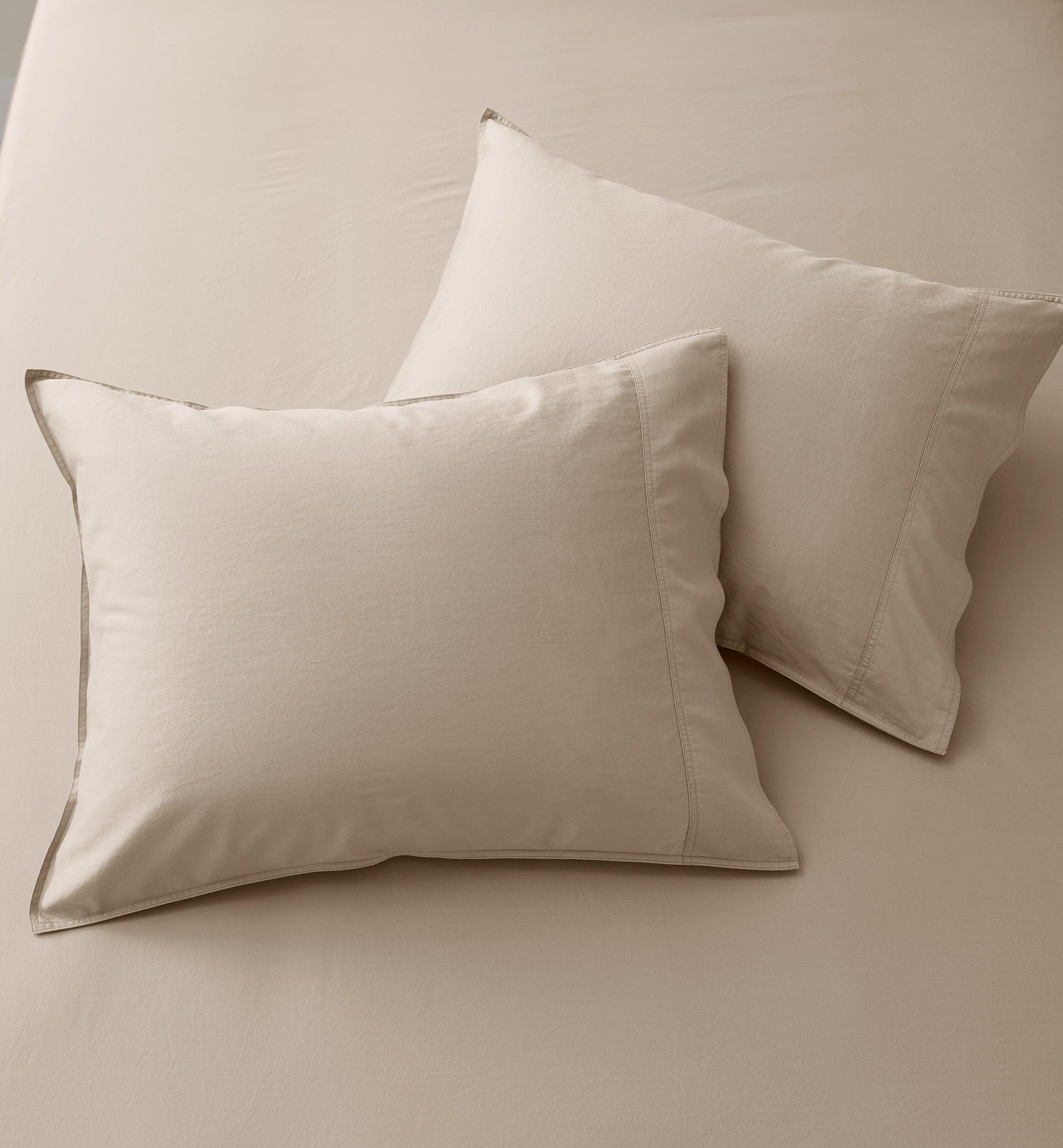 Cotton TENCEL™ Sateen Pillowcases - Double Stitch By Bedsure