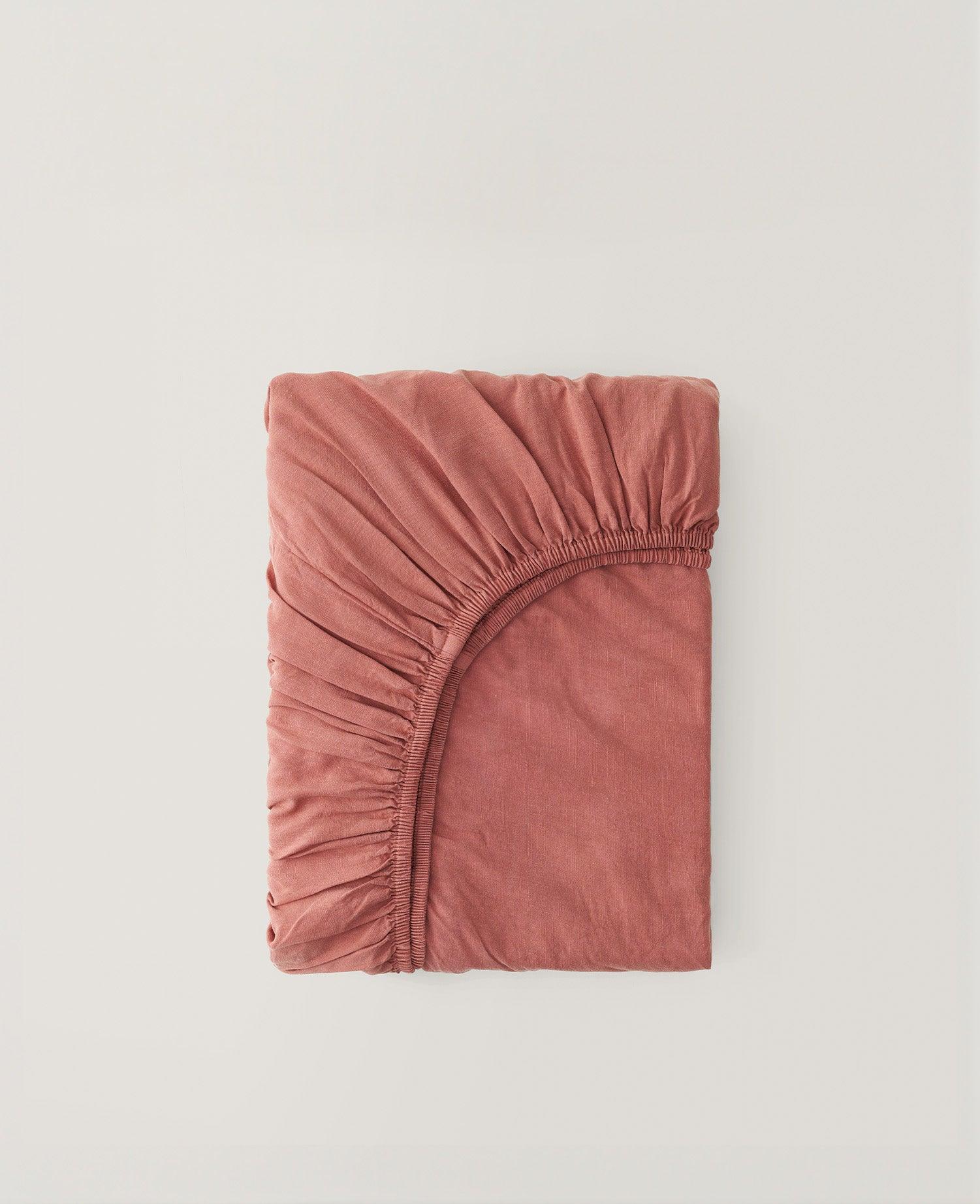 Linen TENCEL™ Lyocell Fitted Sheet - Double Stitch By Bedsure