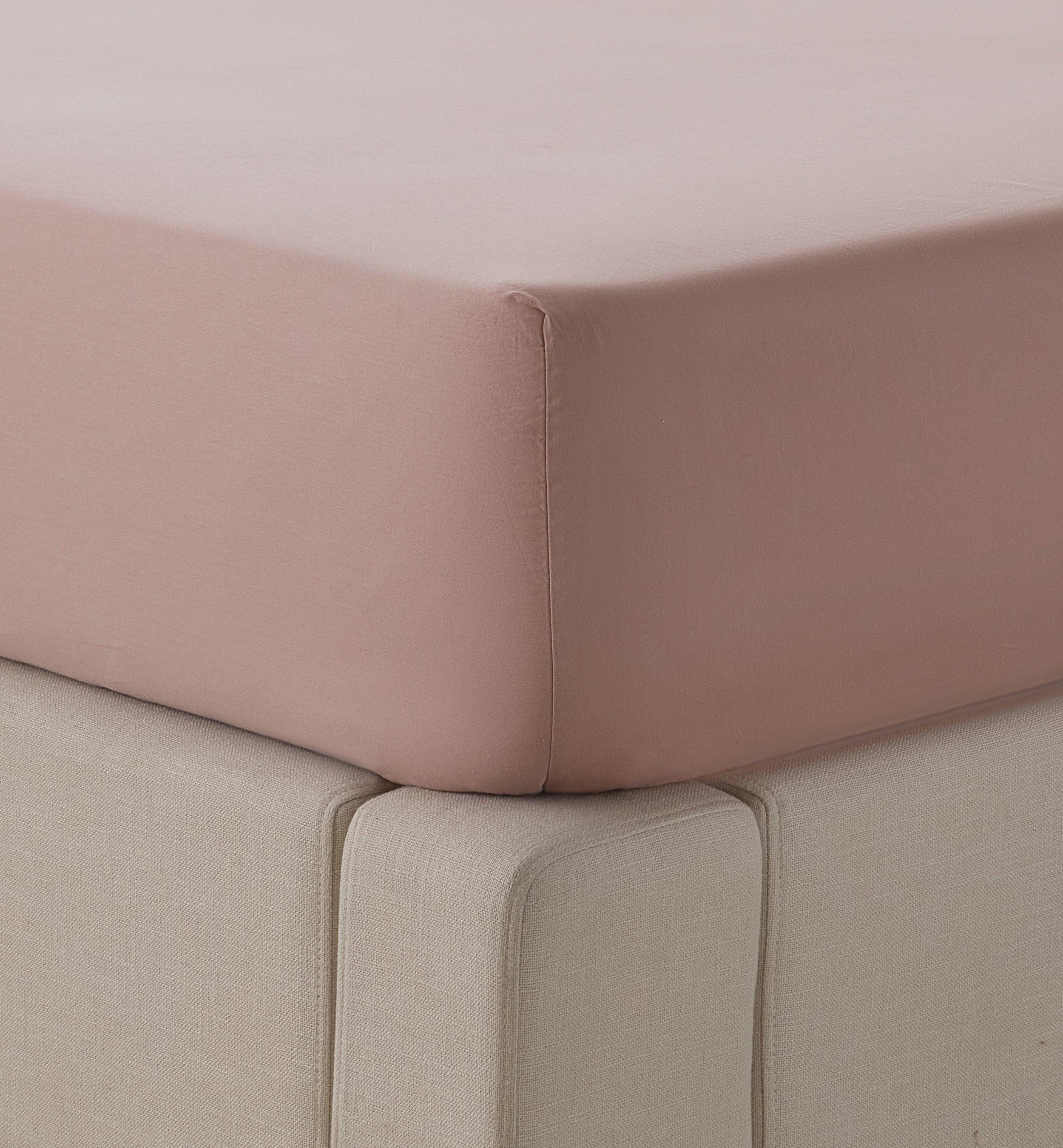 Cotton TENCEL™ Sateen Fitted Sheet - Double Stitch By Bedsure
