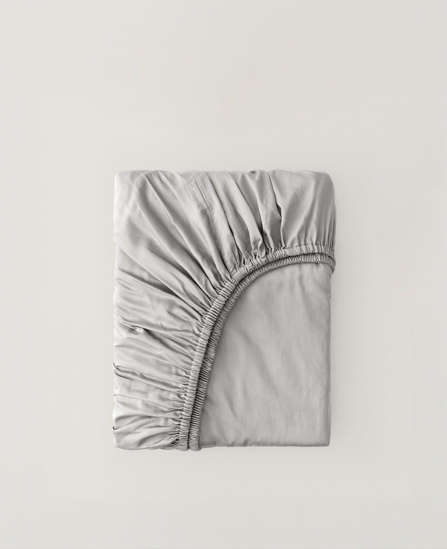 Cotton TENCEL™ Sateen Fitted Sheet - Double Stitch By Bedsure
