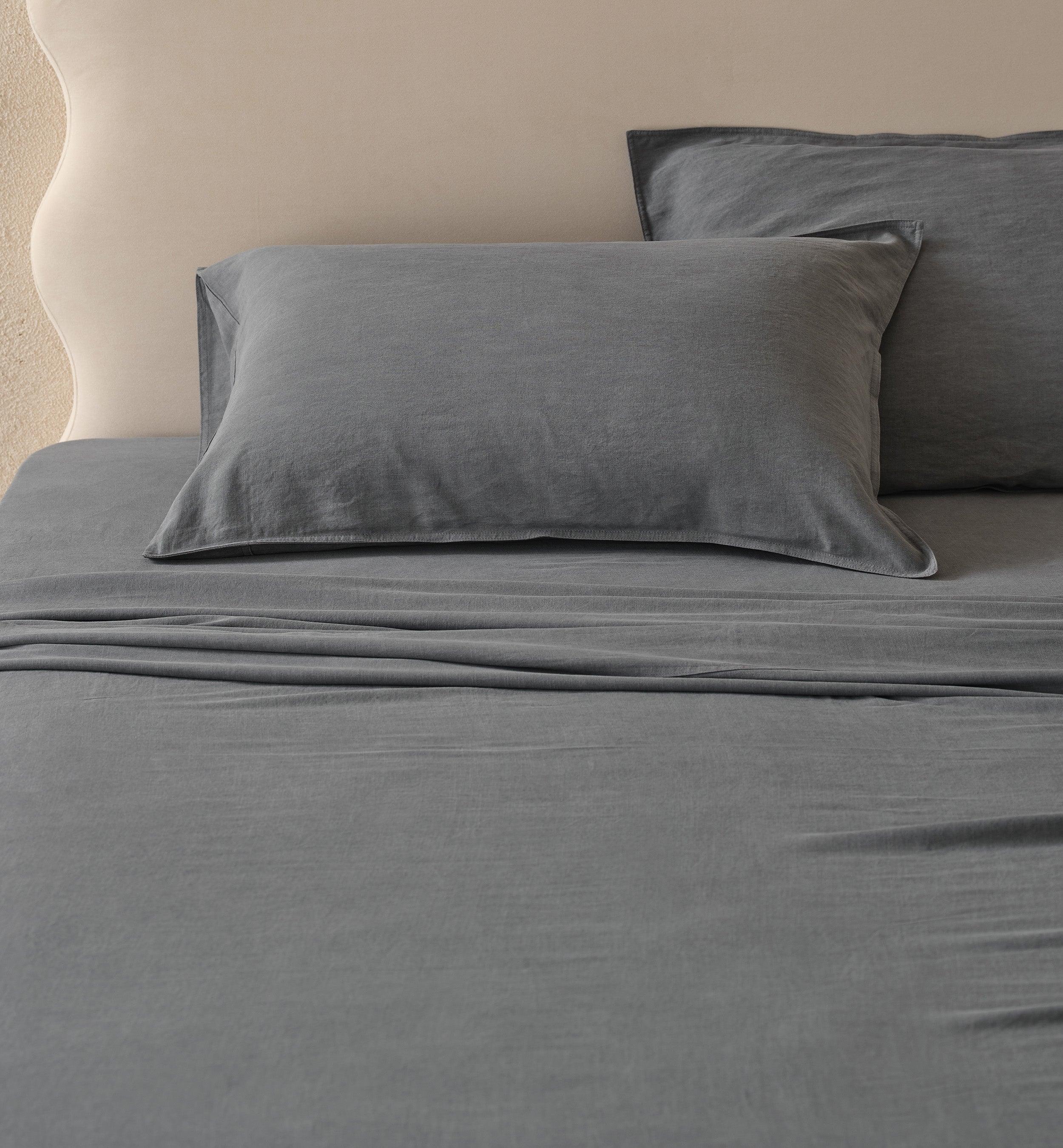 Linen TENCEL™ Lyocell Sheet Set - Double Stitch By Bedsure