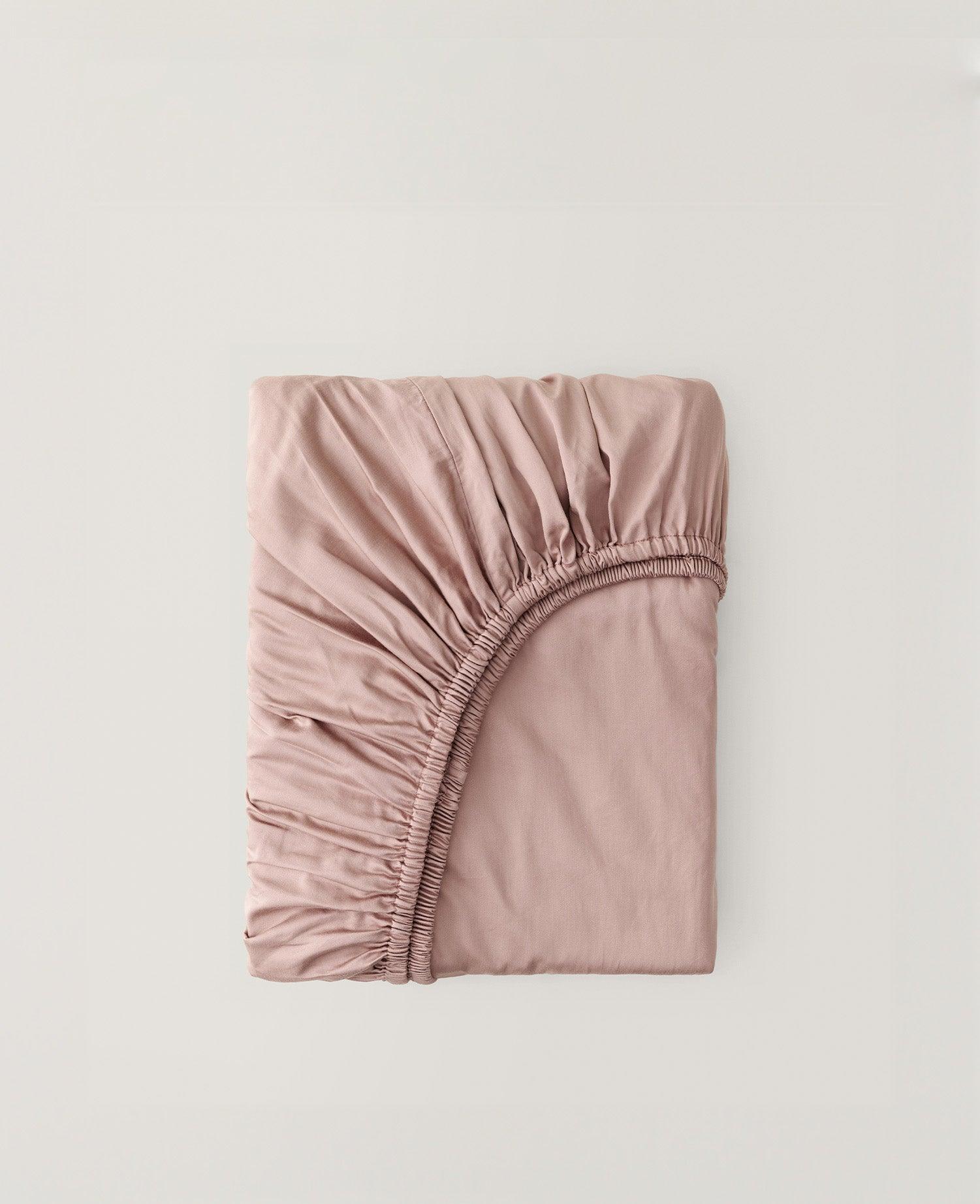 Cotton TENCEL™ Sateen Fitted Sheet - Double Stitch By Bedsure