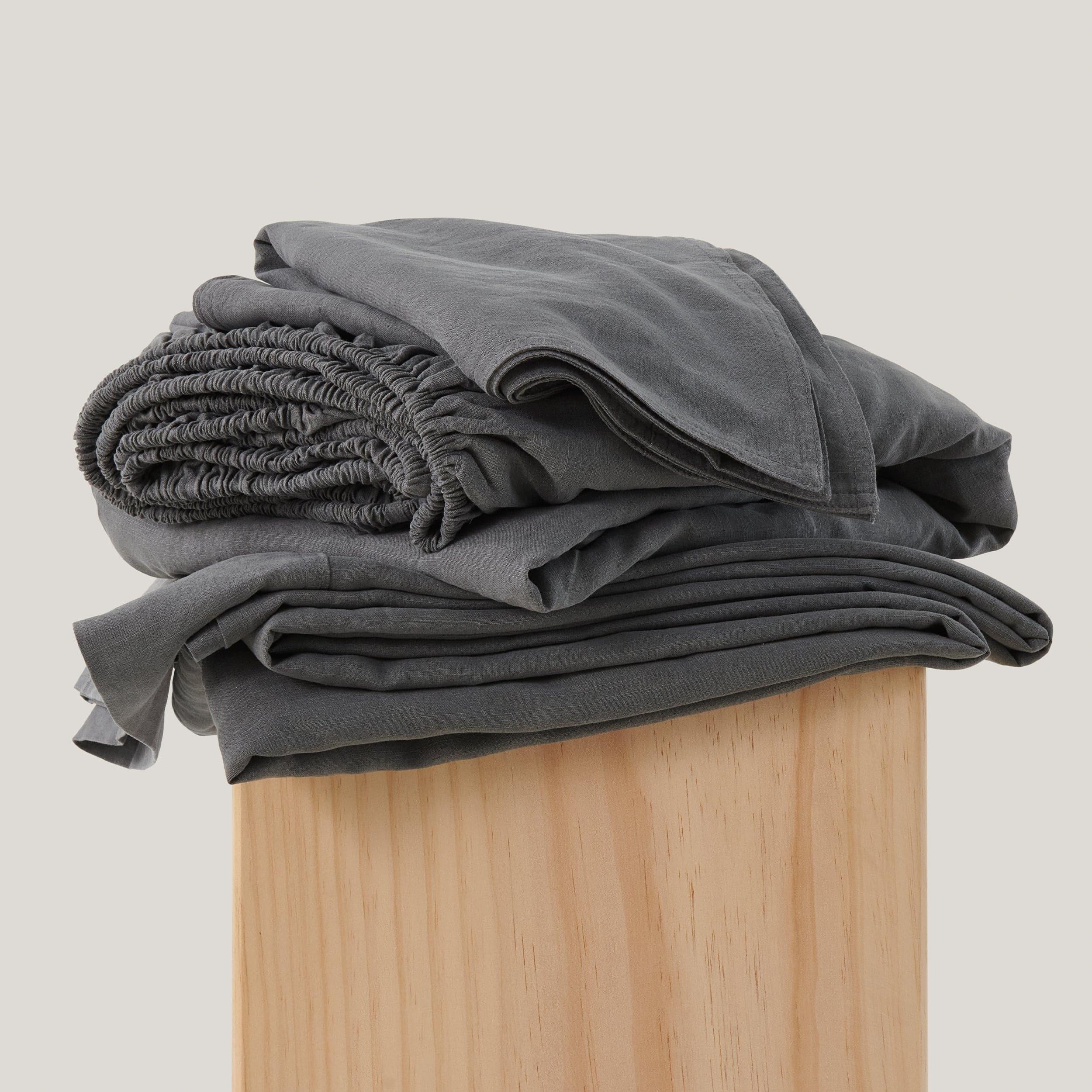 Linen TENCEL™ Lyocell Sheet Set - Double Stitch By Bedsure