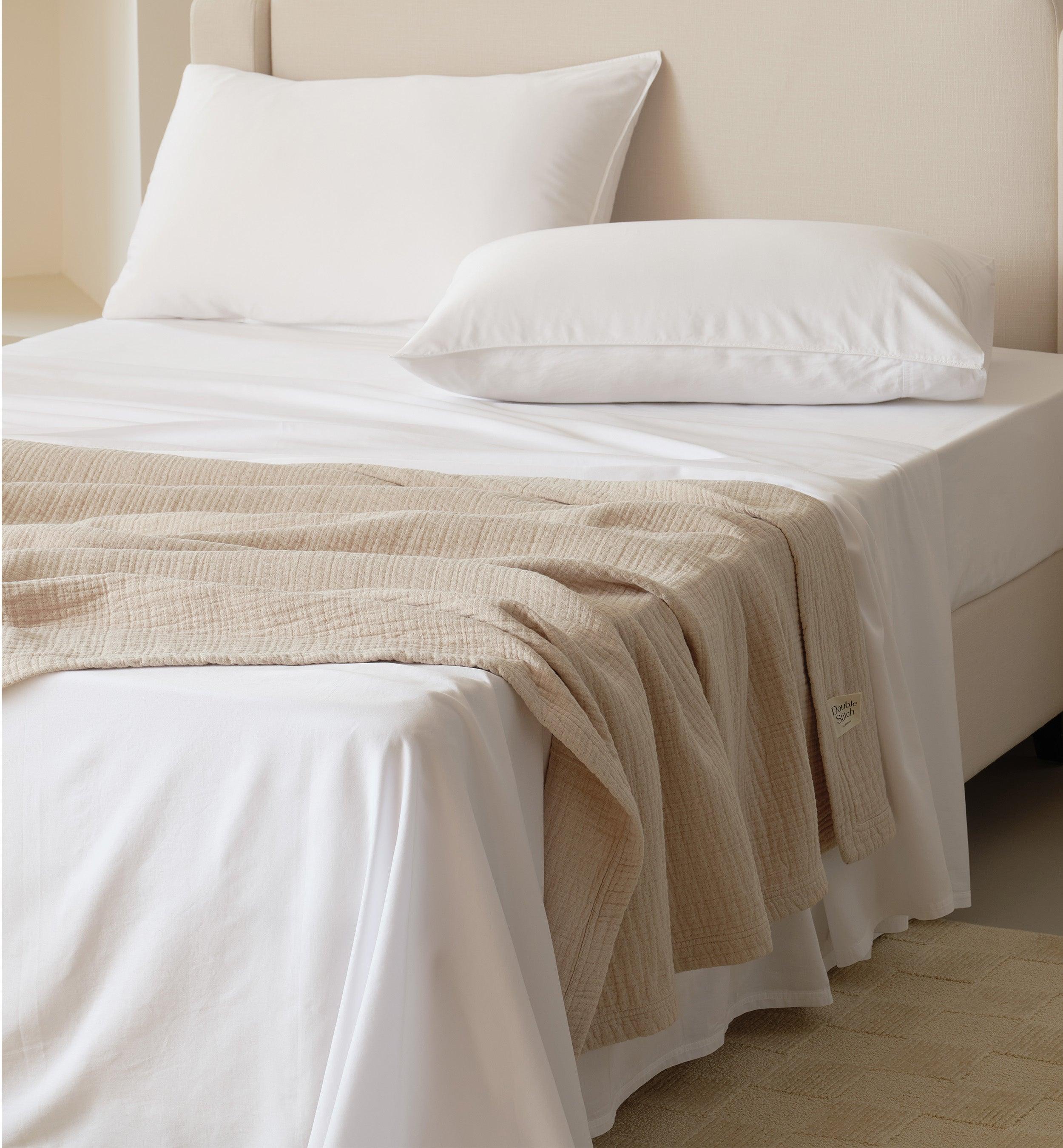 Cotton TENCEL™ Sateen Sheet Set - Double Stitch By Bedsure