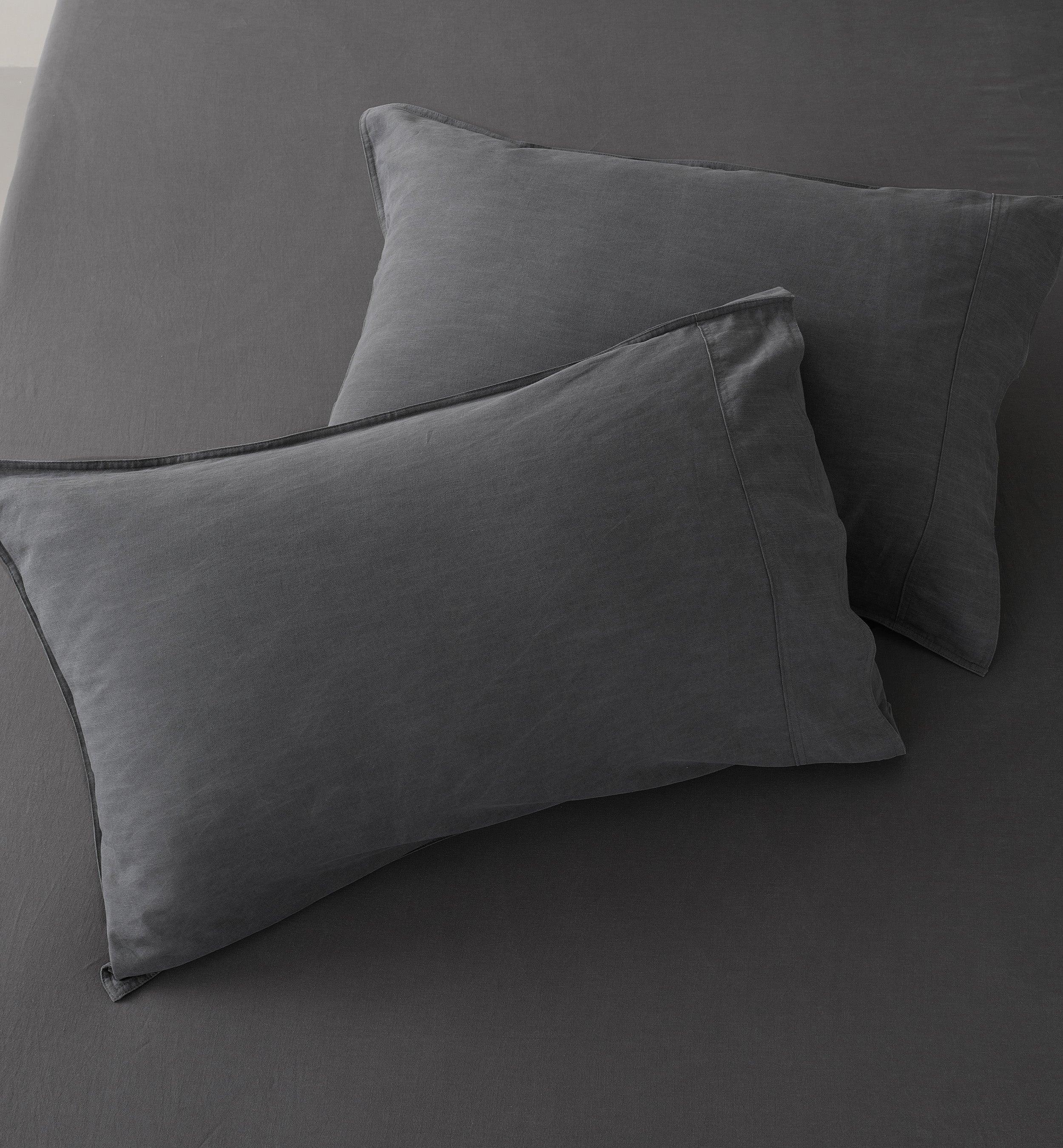 Linen TENCEL™ Lyocell Pillowcases - Double Stitch By Bedsure