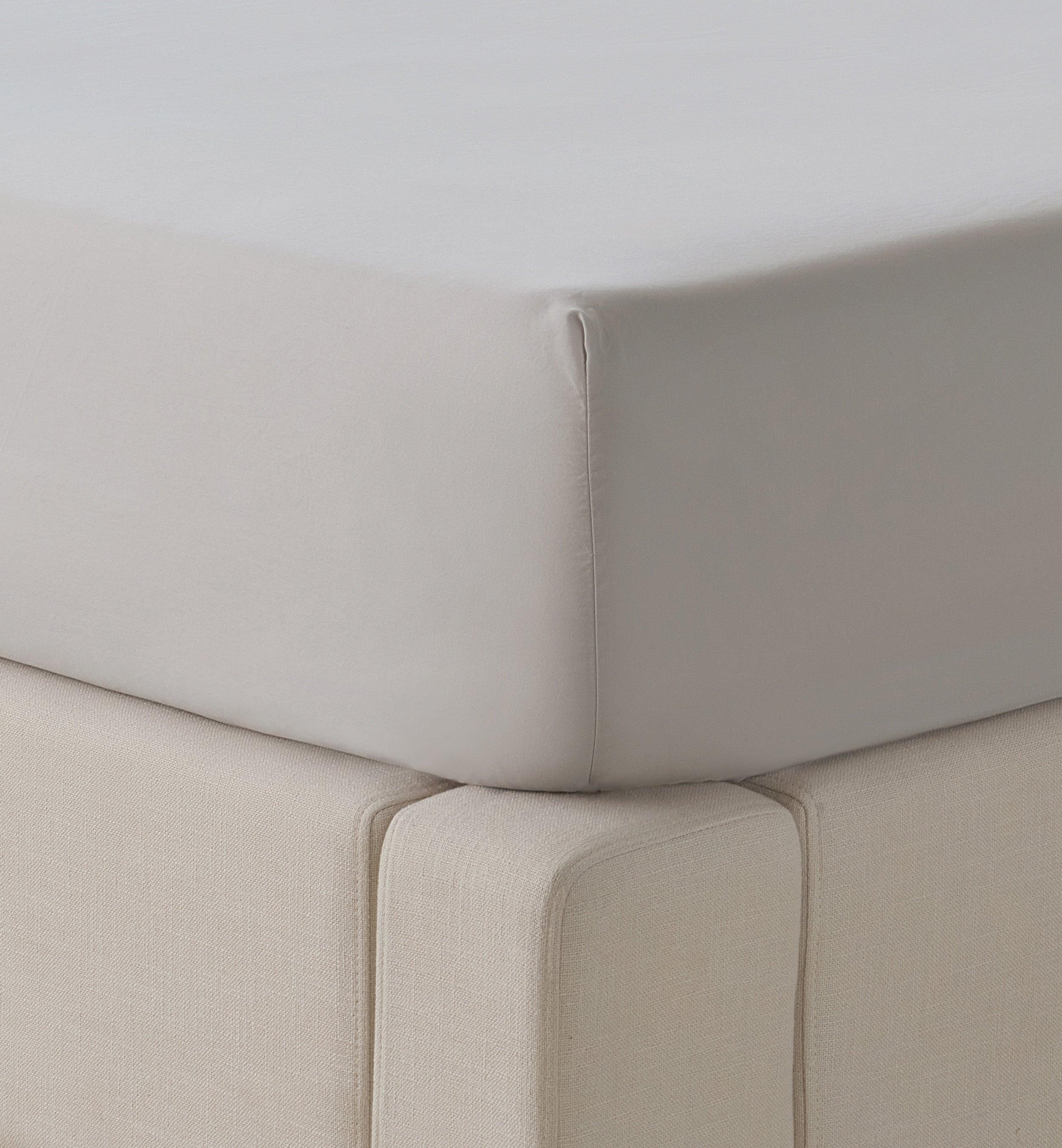 Cotton TENCEL™ Sateen Fitted Sheet - Double Stitch By Bedsure