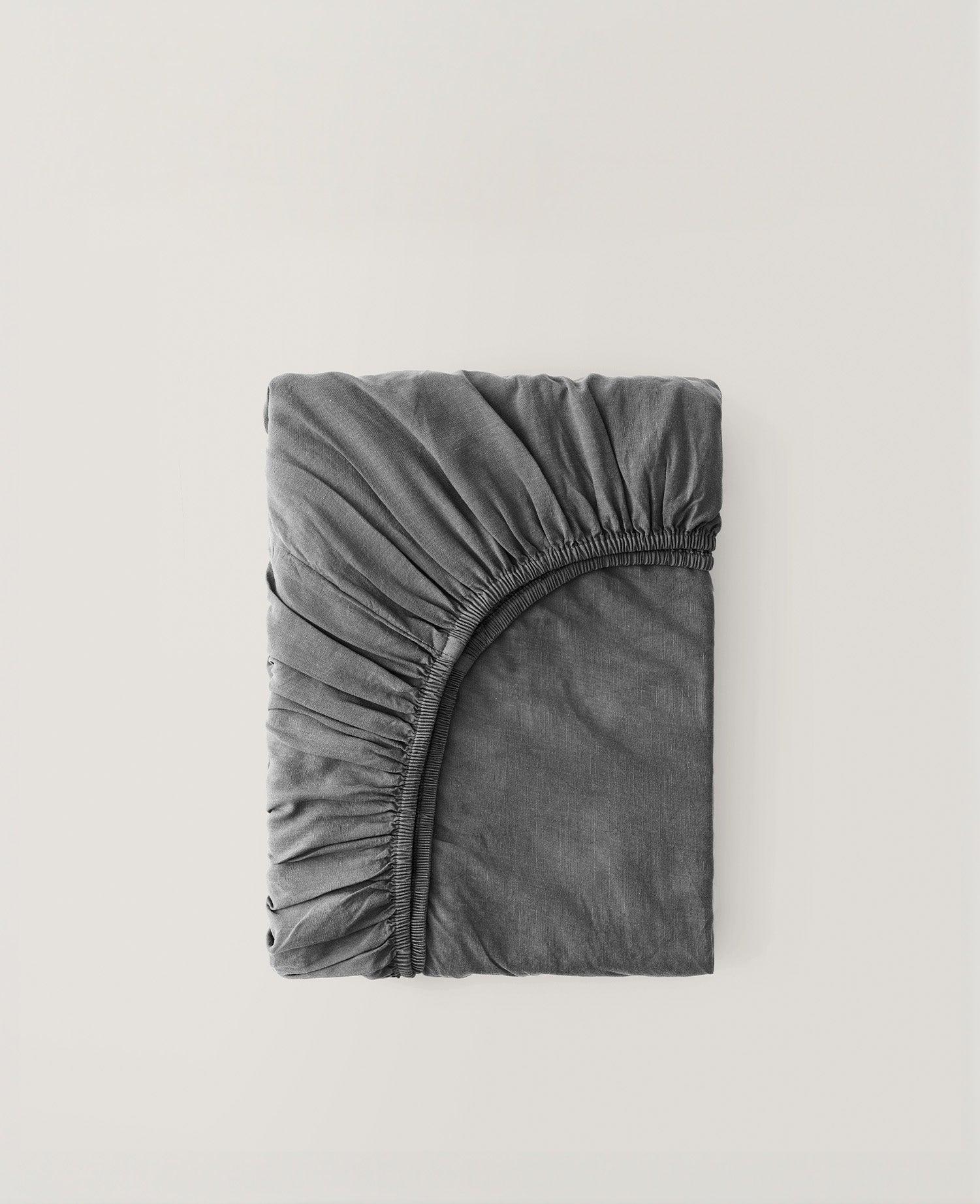 Linen TENCEL™ Lyocell Fitted Sheet - Double Stitch By Bedsure