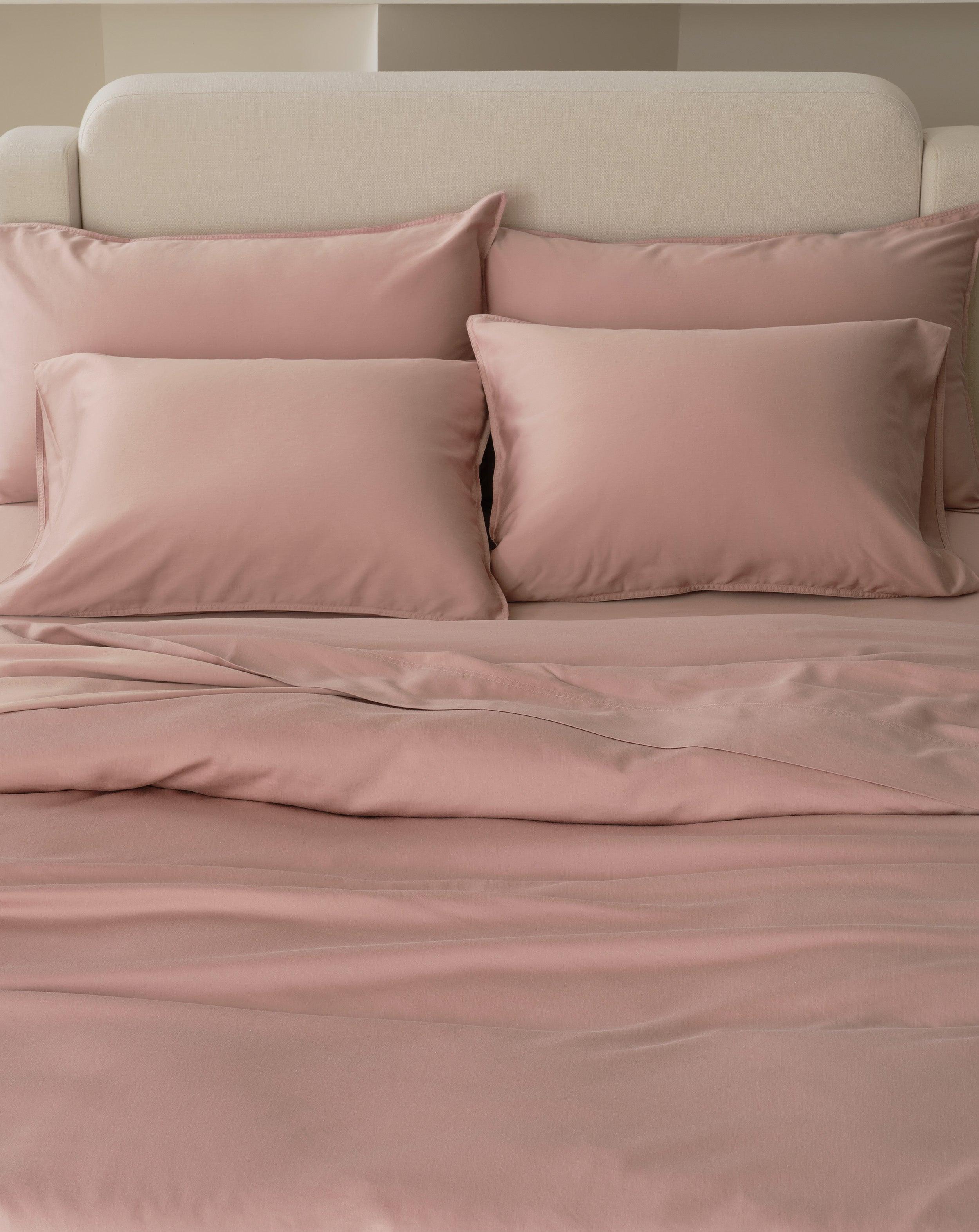 Perfect Blend 6535 Cotton TENCEL™ Sateen Duvet Cover Set - Double Stitch By Bedsure