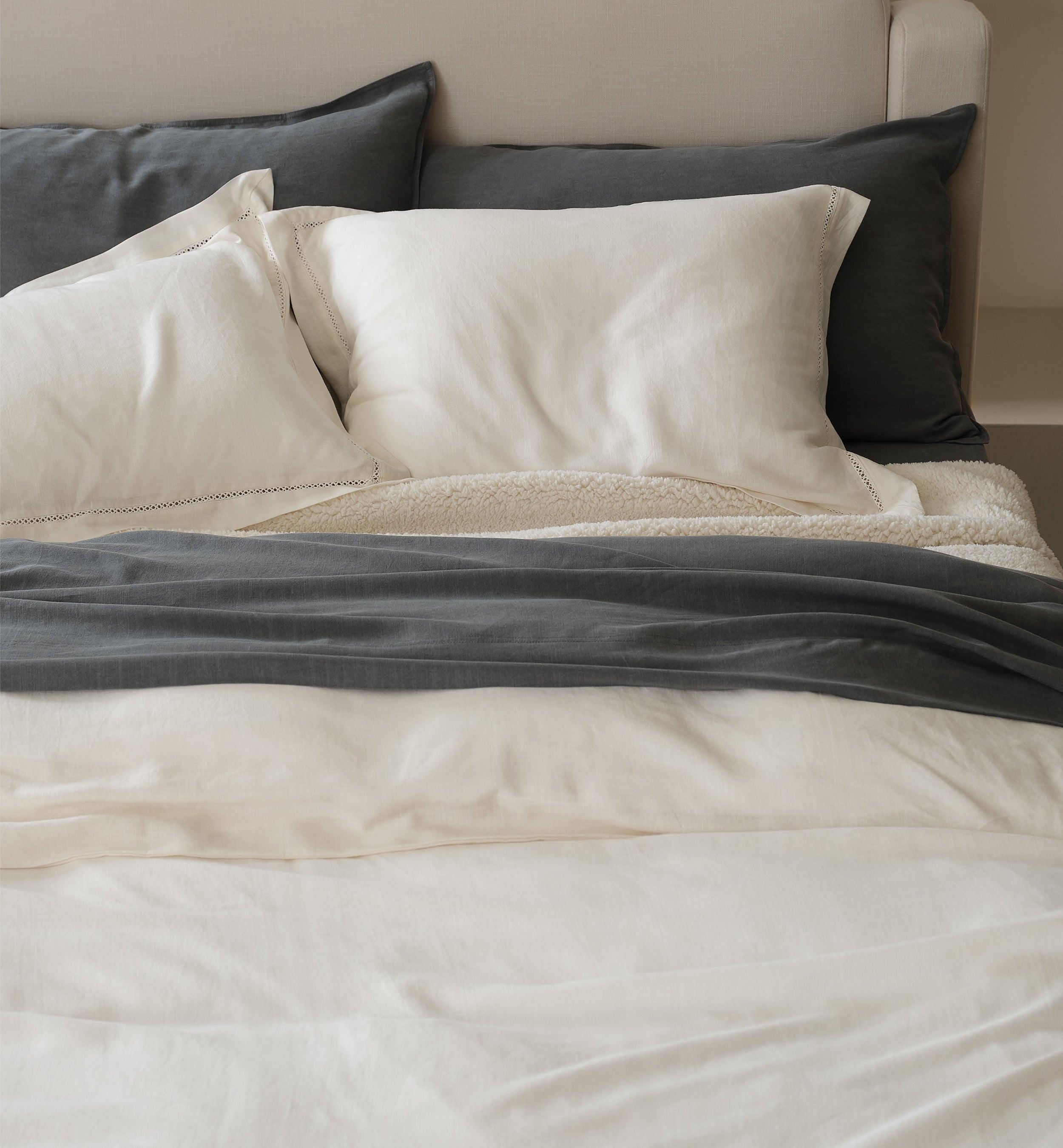 Linen TENCEL™ Lyocell Duvet Cover Set - Double Stitch By Bedsure
