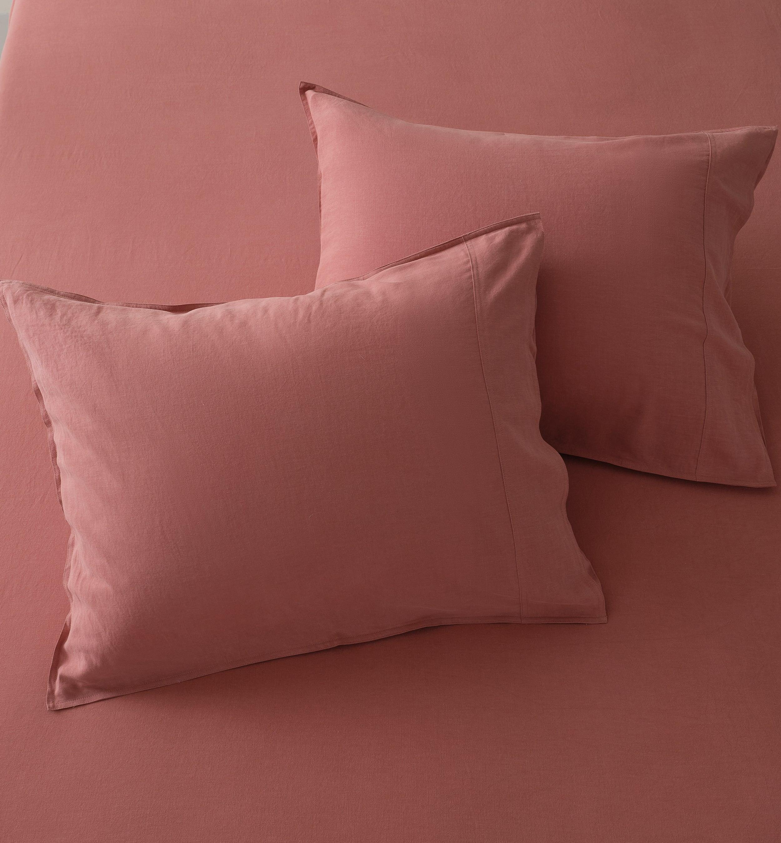 Linen TENCEL™ Lyocell Pillowcases - Double Stitch By Bedsure