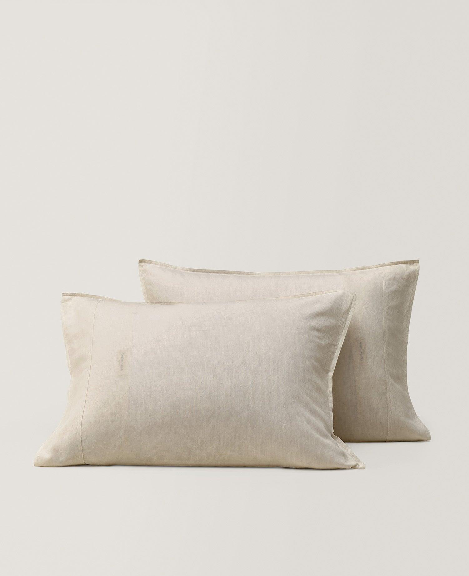 Linen TENCEL™ Lyocell Pillowcases - Double Stitch By Bedsure