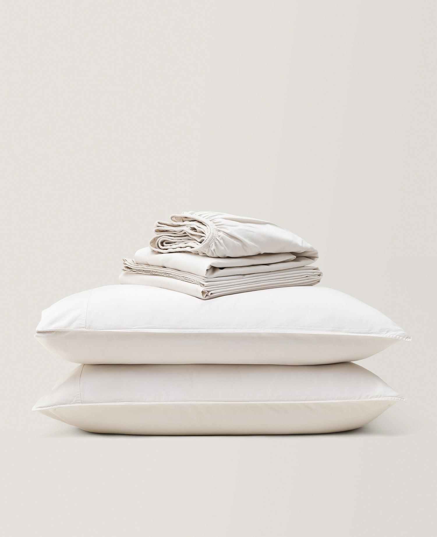 Organic Cotton Sheet Set - Double Stitch By Bedsure