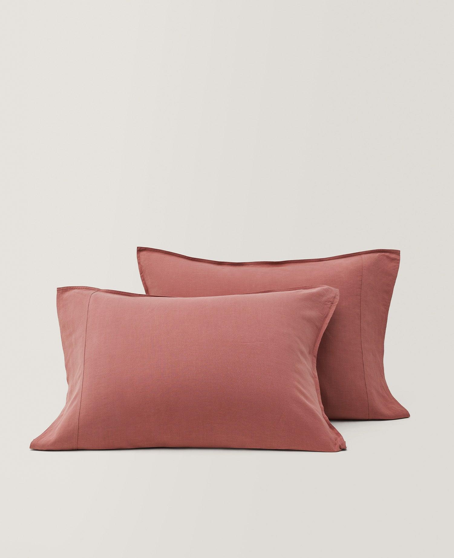 Linen TENCEL™ Lyocell Pillowcases - Double Stitch By Bedsure