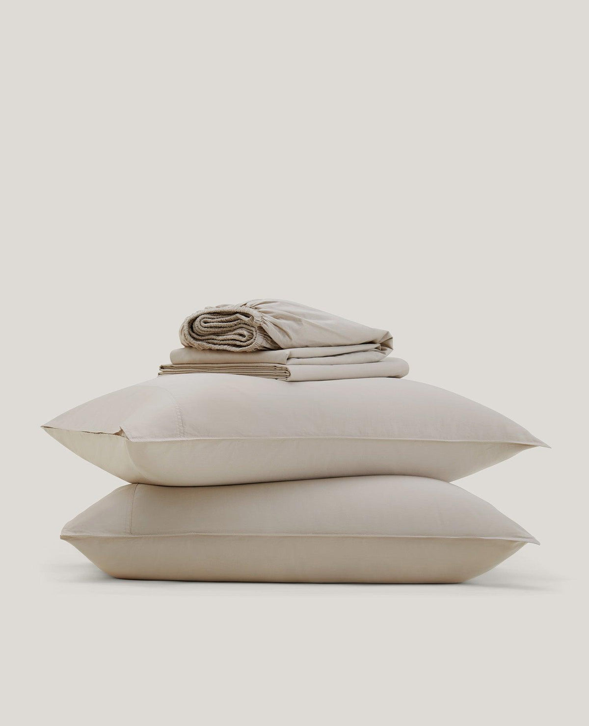 Pure Supima Cotton Sateen Sheet Set | Double Stitch by Bedsure