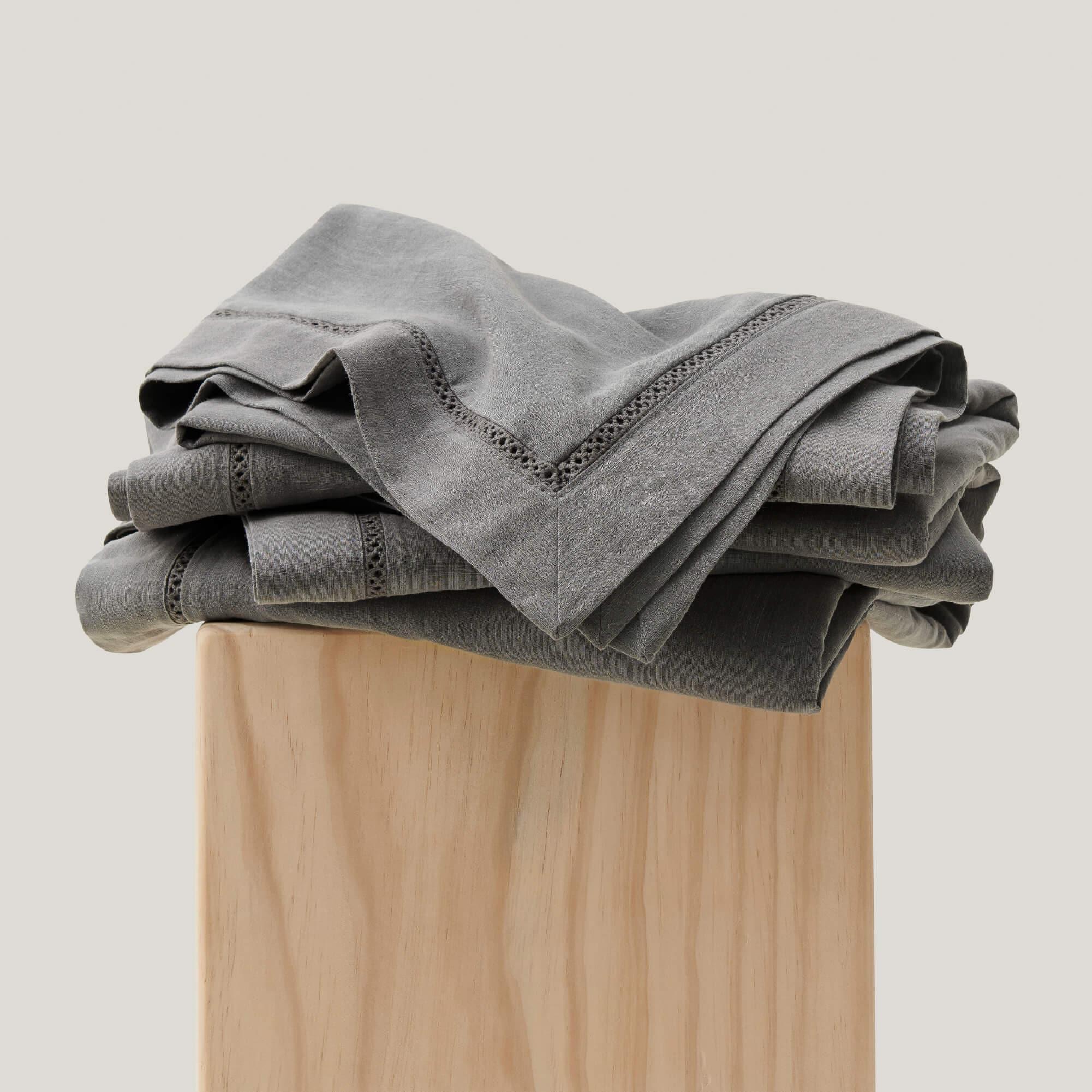 Linen TENCEL™ Lyocell Duvet Cover Set - Double Stitch By Bedsure