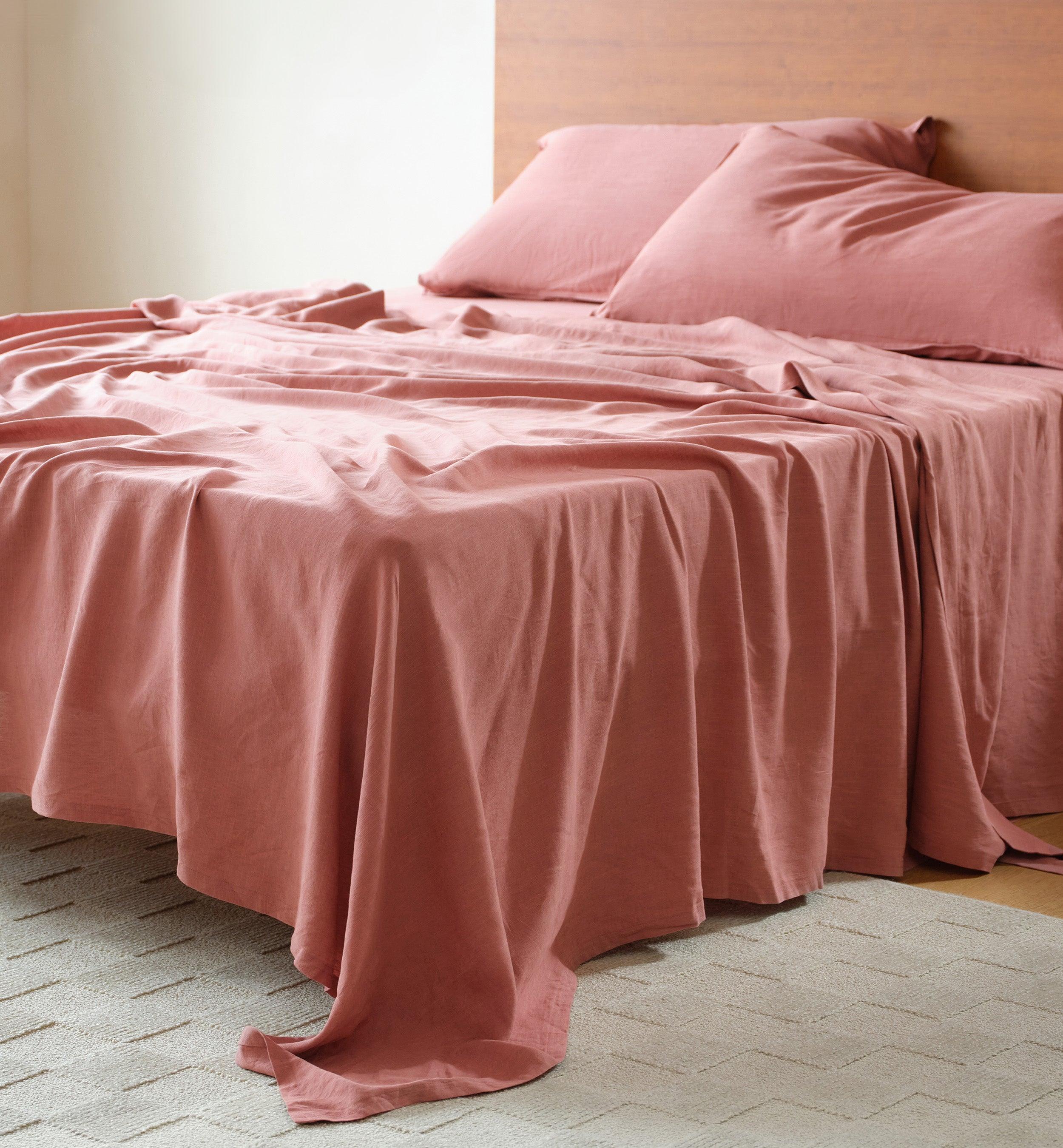 Linen TENCEL™ Lyocell Sheet Set - Double Stitch By Bedsure