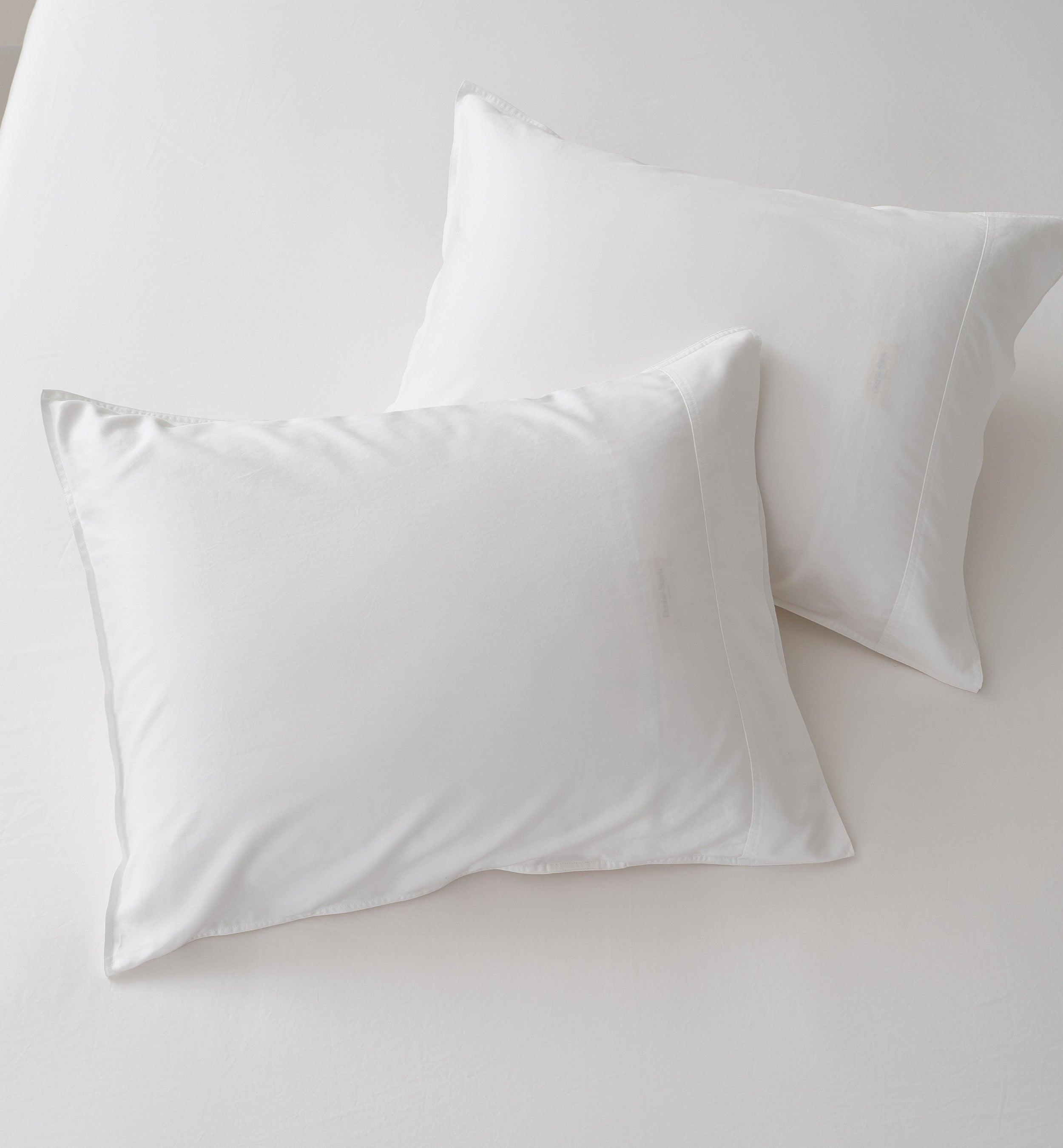 Cotton TENCEL™ Sateen Pillowcases - Double Stitch By Bedsure