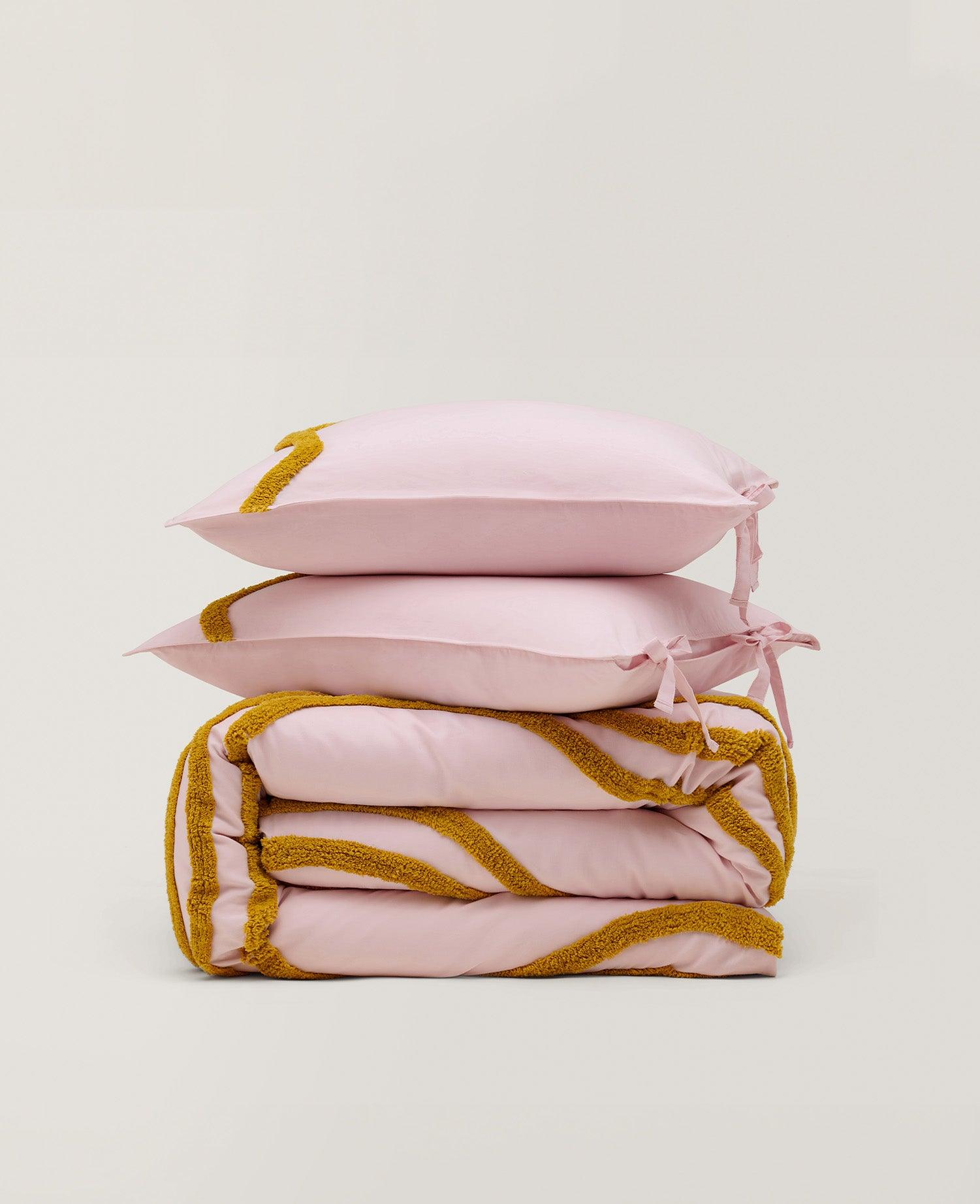 Cotton Tufted Duvet Cover Set - Double Stitch By Bedsure