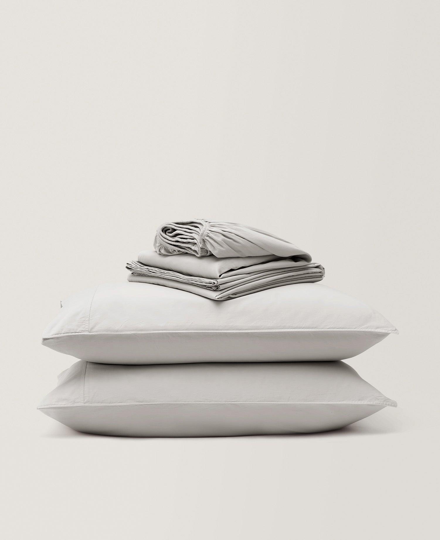 Organic Cotton Sheet Set - Double Stitch By Bedsure