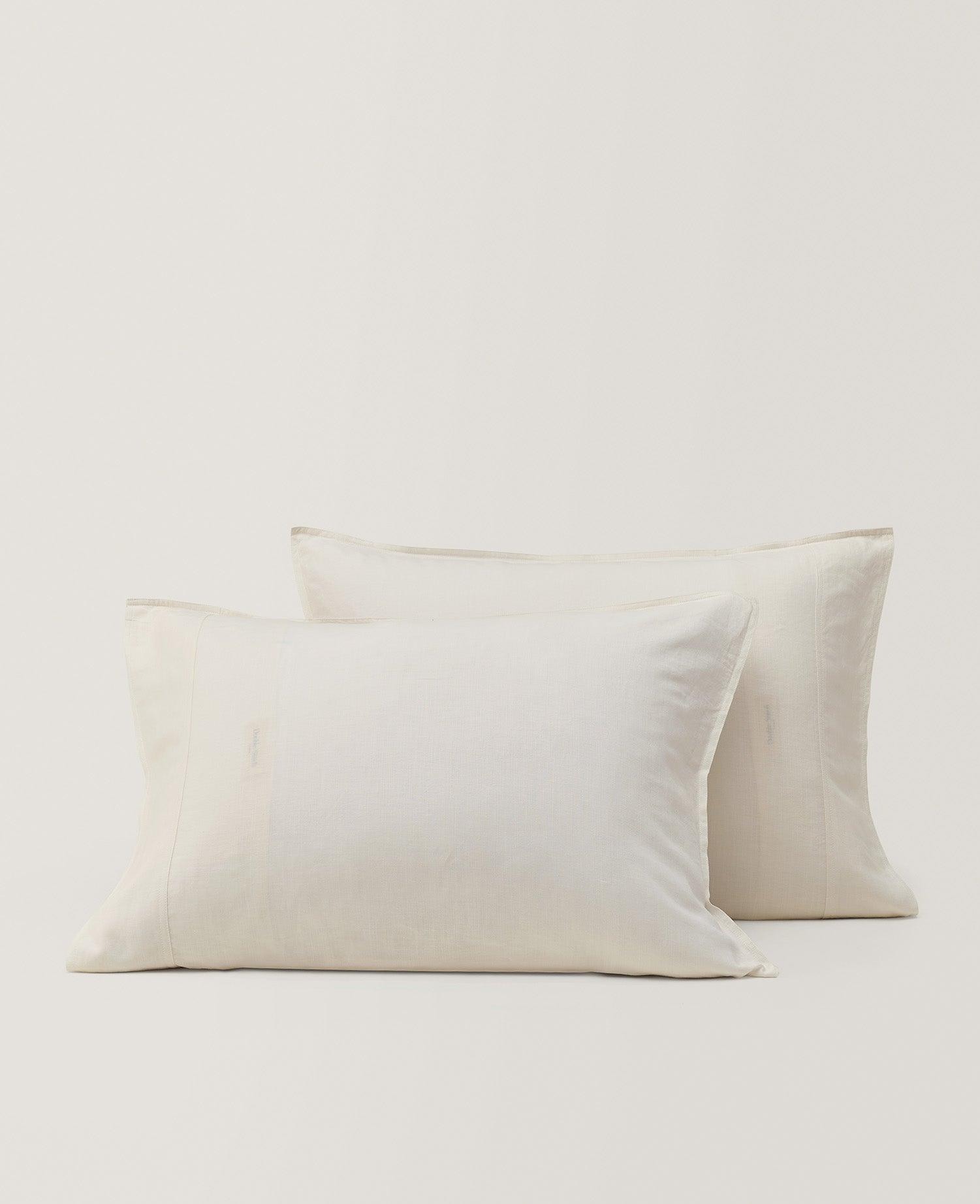 Linen TENCEL™ Lyocell Pillowcases - Double Stitch By Bedsure