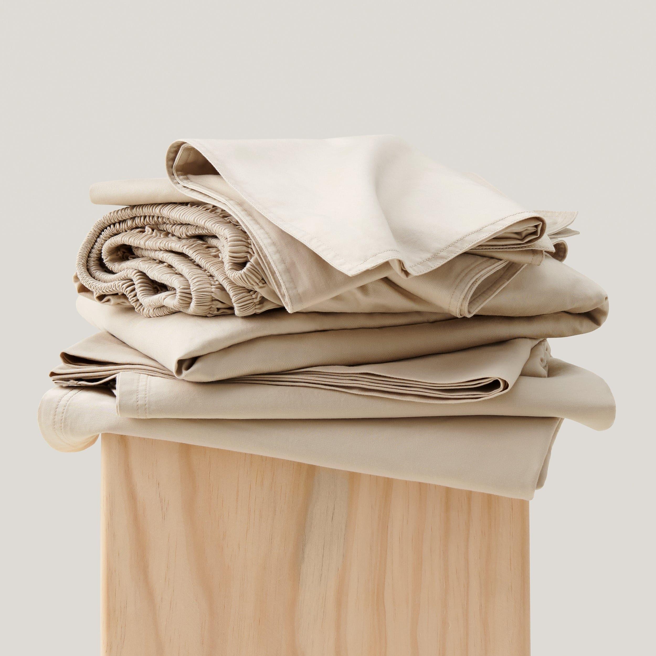 Cotton TENCEL™ Sateen Sheet Set - Double Stitch By Bedsure