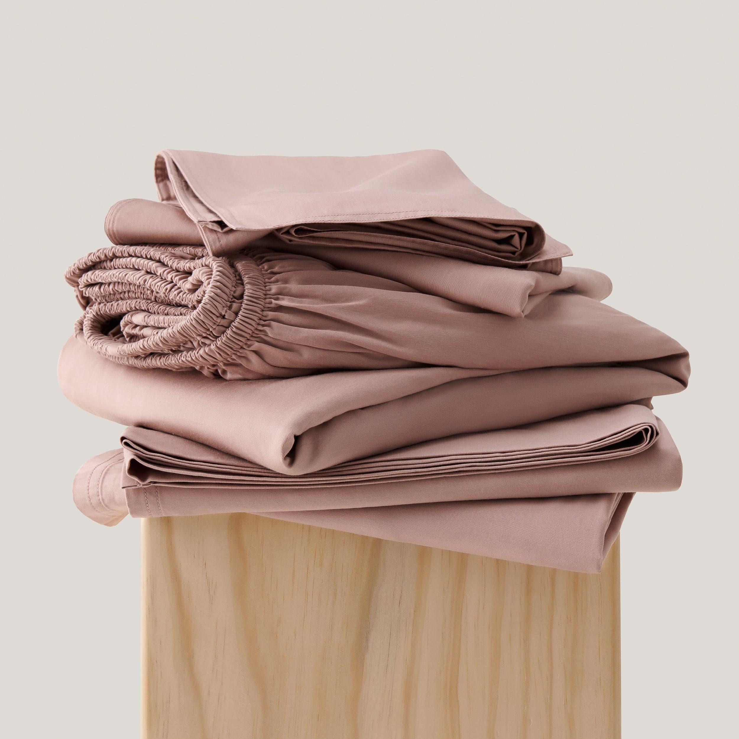 Cotton TENCEL™ Sateen Sheet Set - Double Stitch By Bedsure
