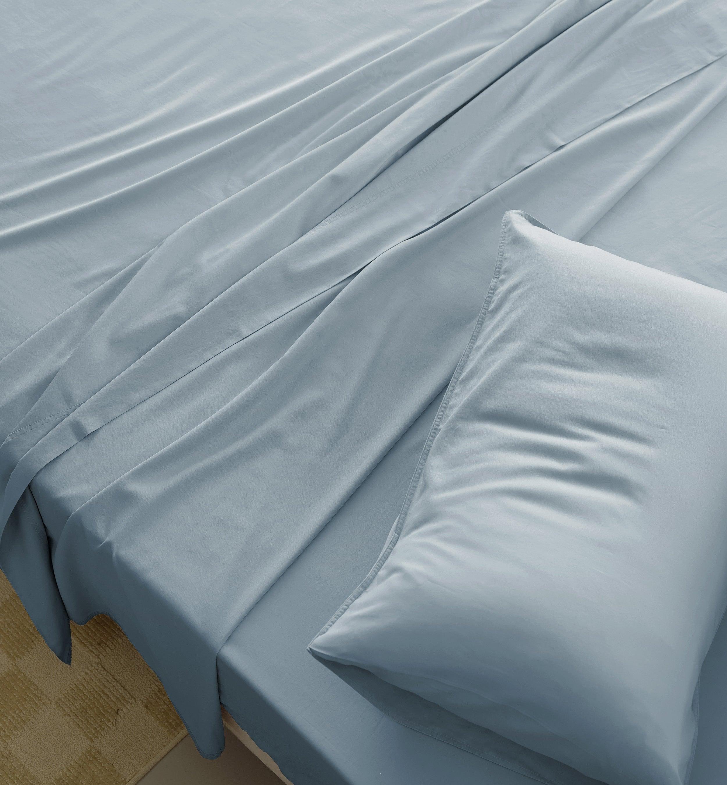 Cotton TENCEL™ Sateen Sheet Set - Double Stitch By Bedsure
