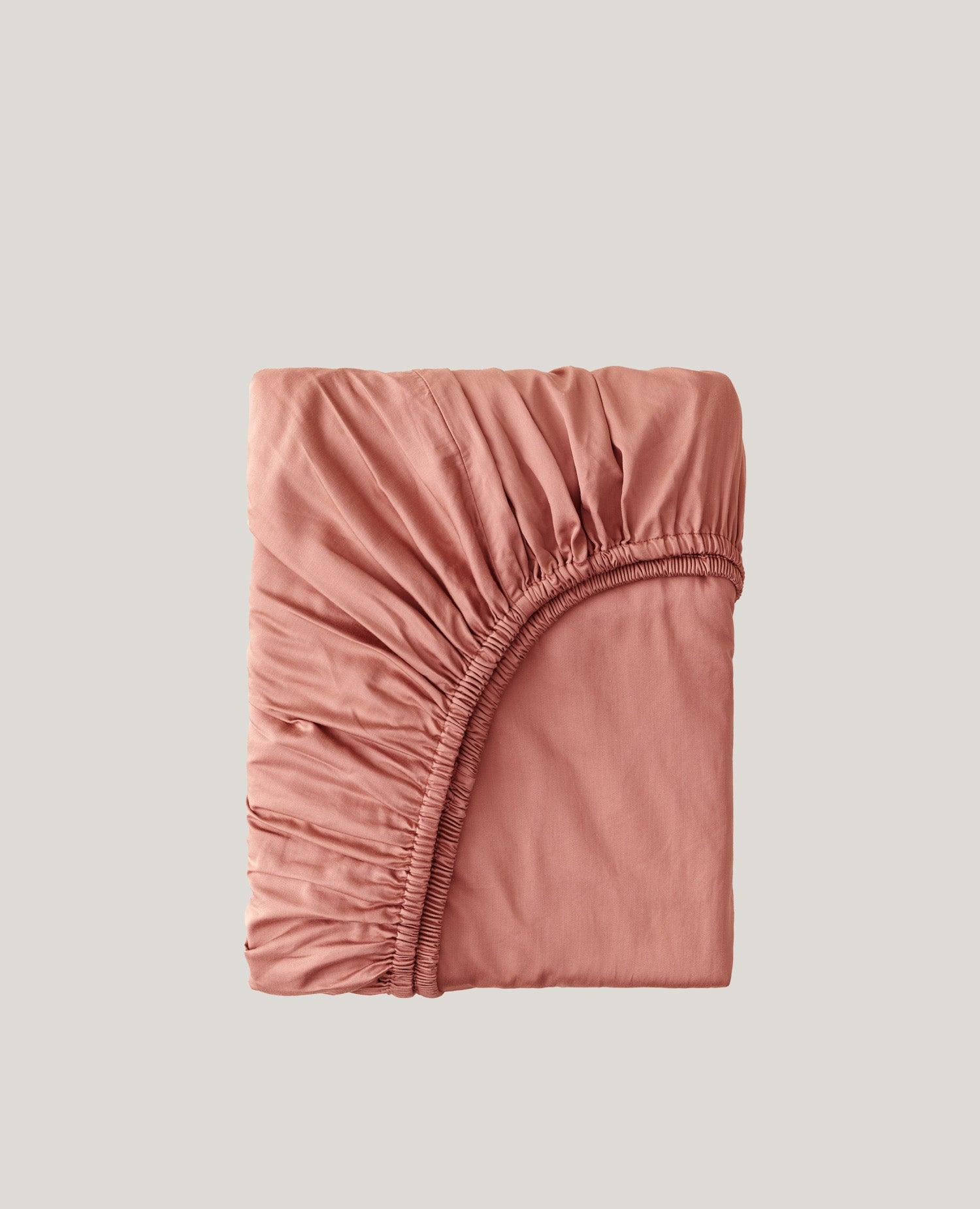 Cotton TENCEL™ Sateen Fitted Sheet - Double Stitch By Bedsure